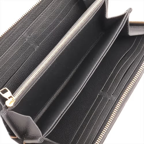 Louis Vuitton Murakami Panda Zippy Wallet Black Empreinte Multicolor