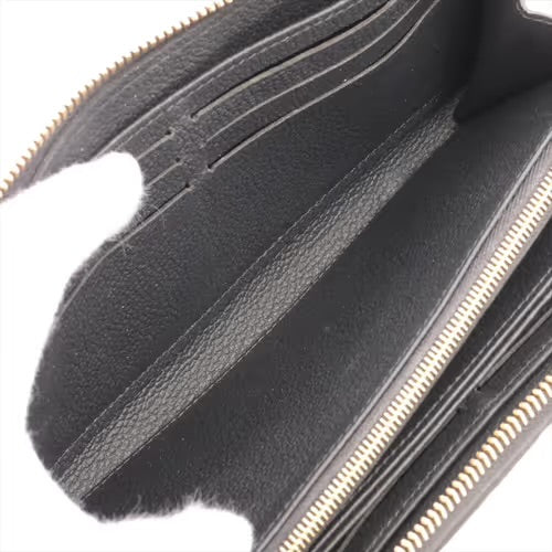 Louis Vuitton Murakami Panda Zippy Wallet Black Empreinte Multicolor