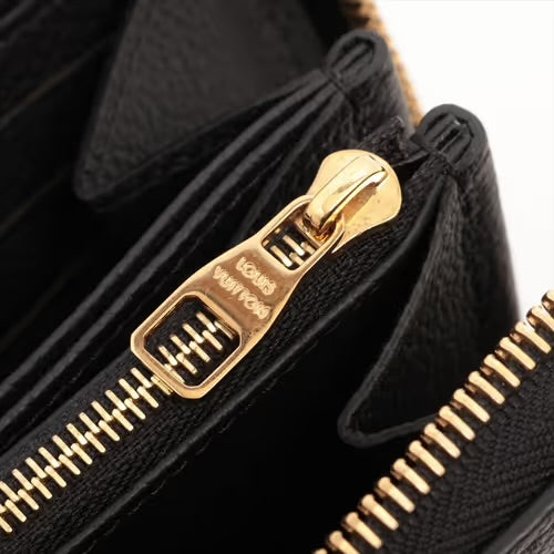 Louis Vuitton Murakami Panda Zippy Wallet Black Empreinte Multicolor
