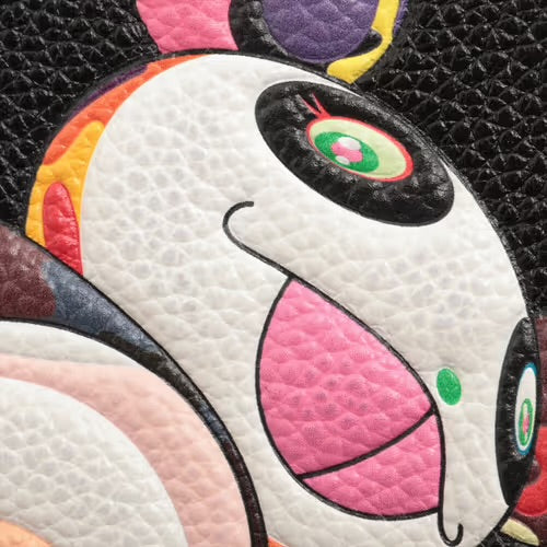 Louis Vuitton Murakami Panda Zippy Wallet Black Empreinte Multicolor