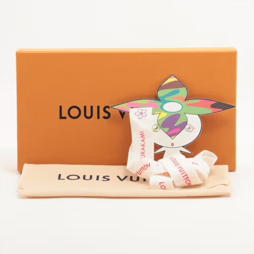 Louis Vuitton Murakami Panda Zippy Wallet Black Empreinte Multicolor