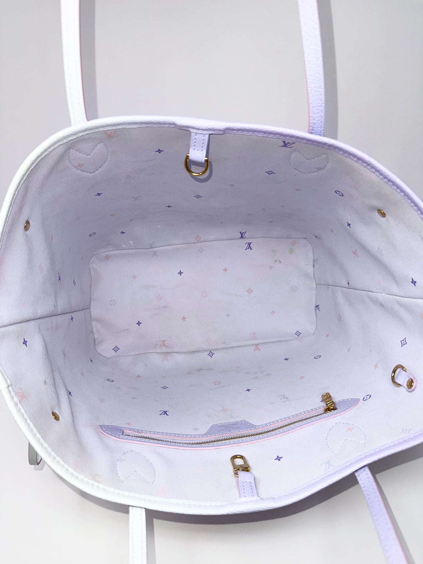Louis Vuitton Sunrise Pastel Spring in the City Giant Monogram Neverfull MM