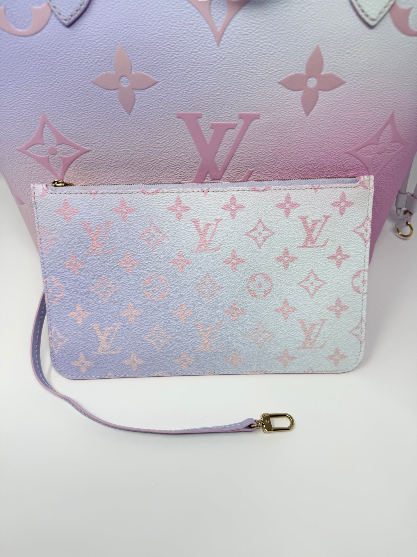 Louis Vuitton Sunrise Pastel Spring in the City Giant Monogram Neverfull MM