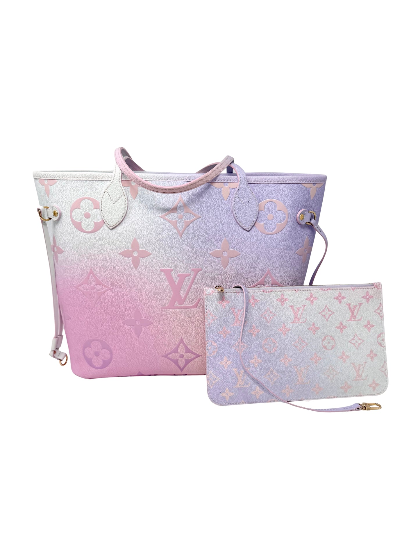 Louis Vuitton Sunrise Pastel Spring in the City Giant Monogram Neverfull MM
