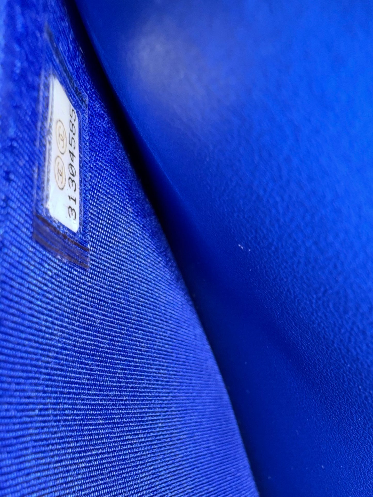 Chanel Boy Caviar Wallet On Chain Electric Royal Blue