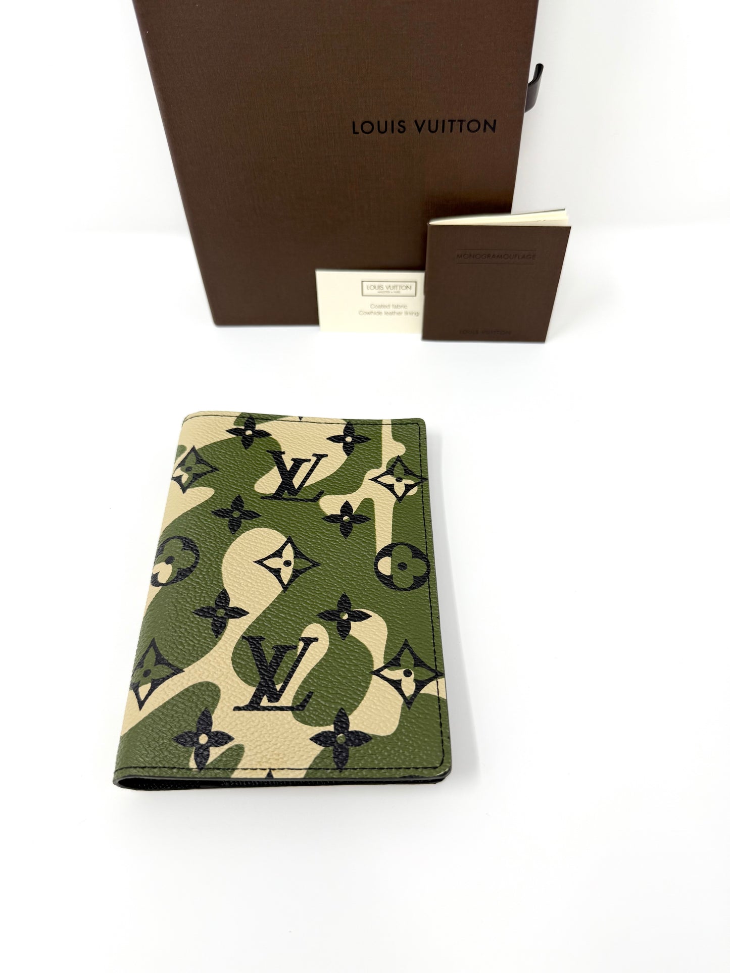 Louis Vuitton Takashi Murakami Monogramouflage Passport Holder