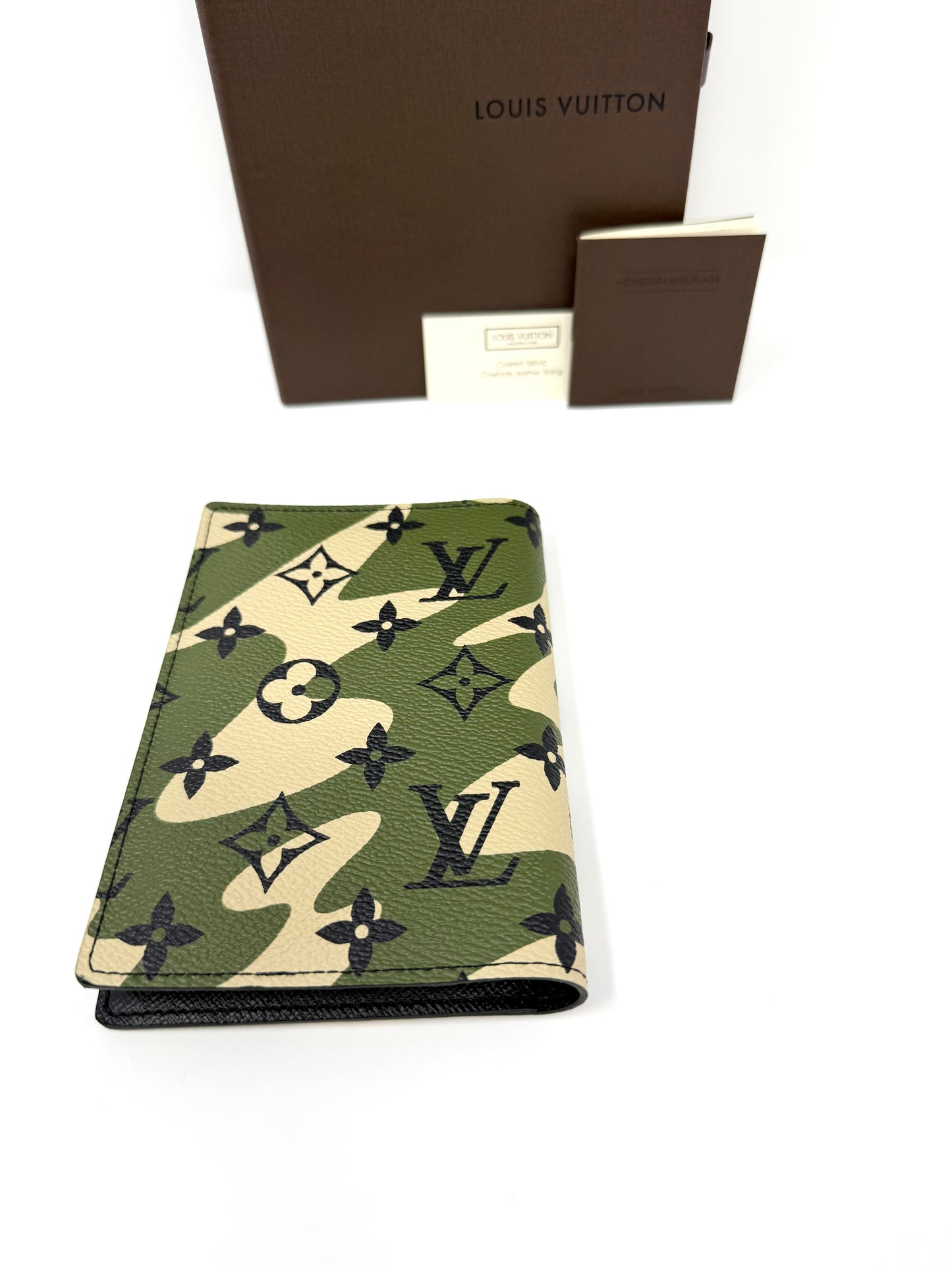 Louis Vuitton Takashi Murakami Monogramouflage Passport Holder