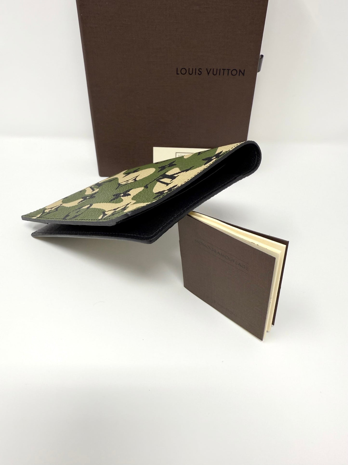 Louis Vuitton Takashi Murakami Monogramouflage Passport Holder