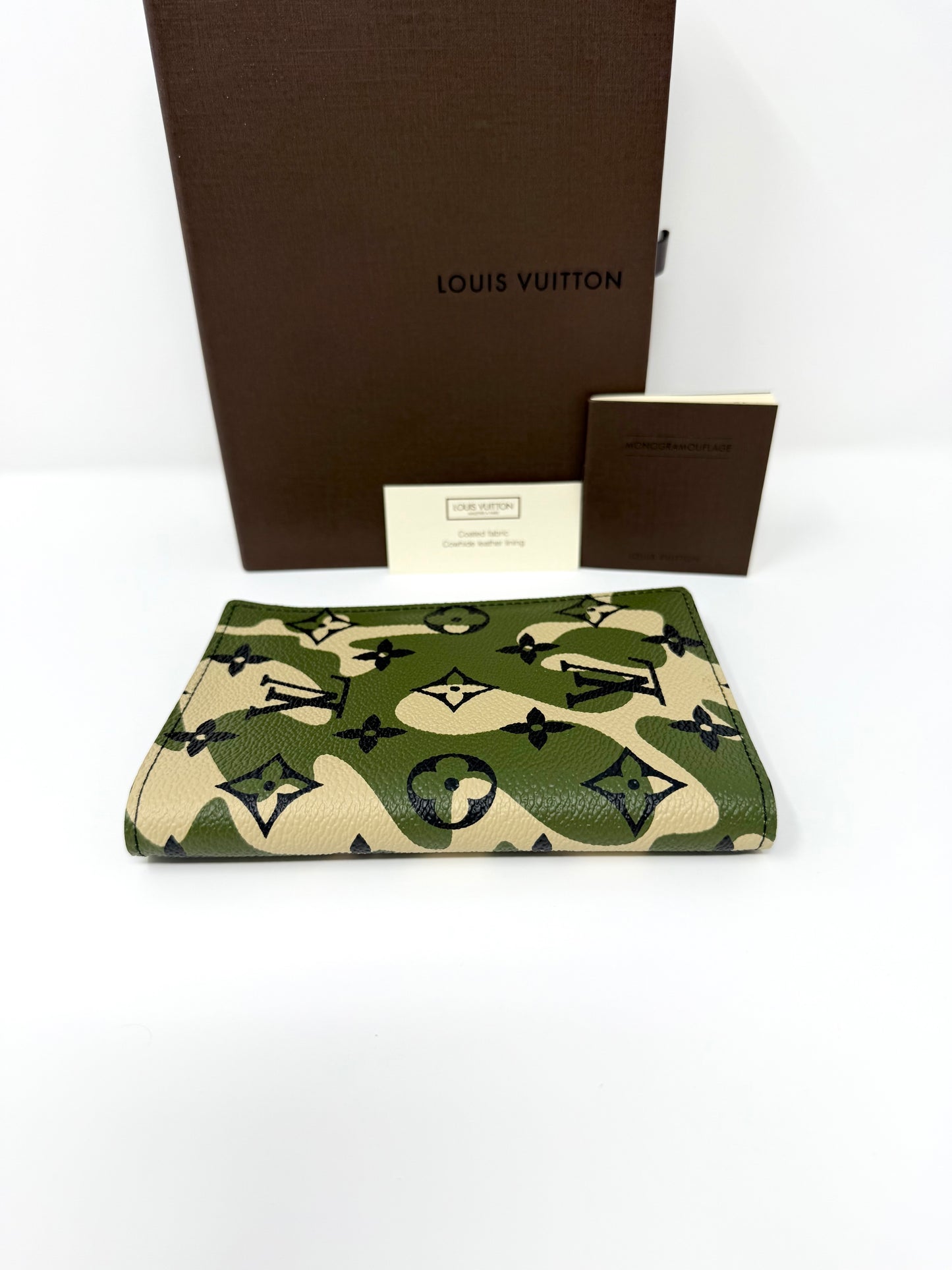 Louis Vuitton Takashi Murakami Monogramouflage Passport Holder
