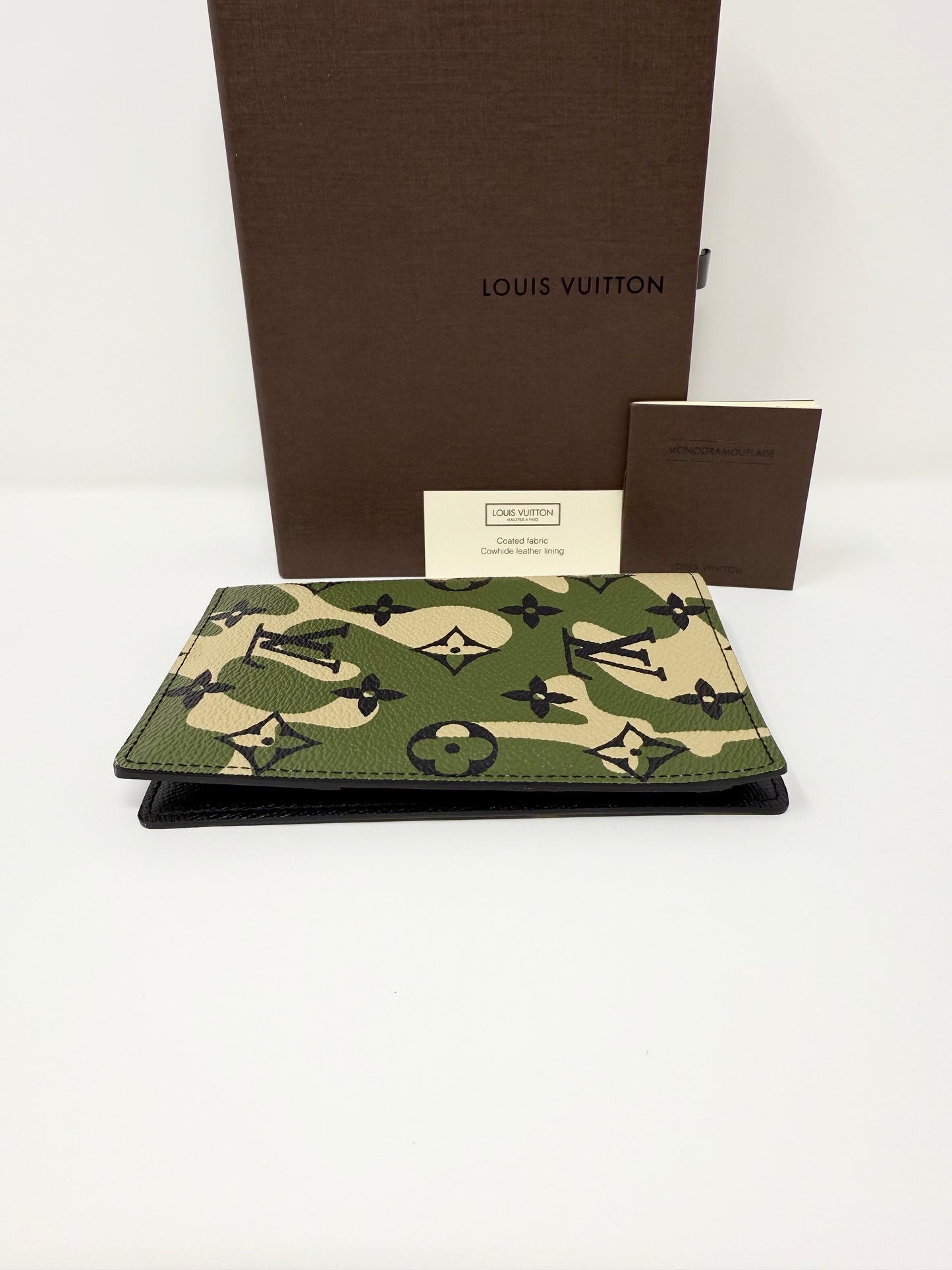 Louis Vuitton Takashi Murakami Monogramouflage Passport Holder