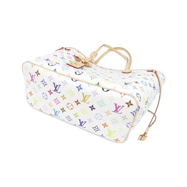 Louis Vuitton Murakami Neverfull MM Multicolor White