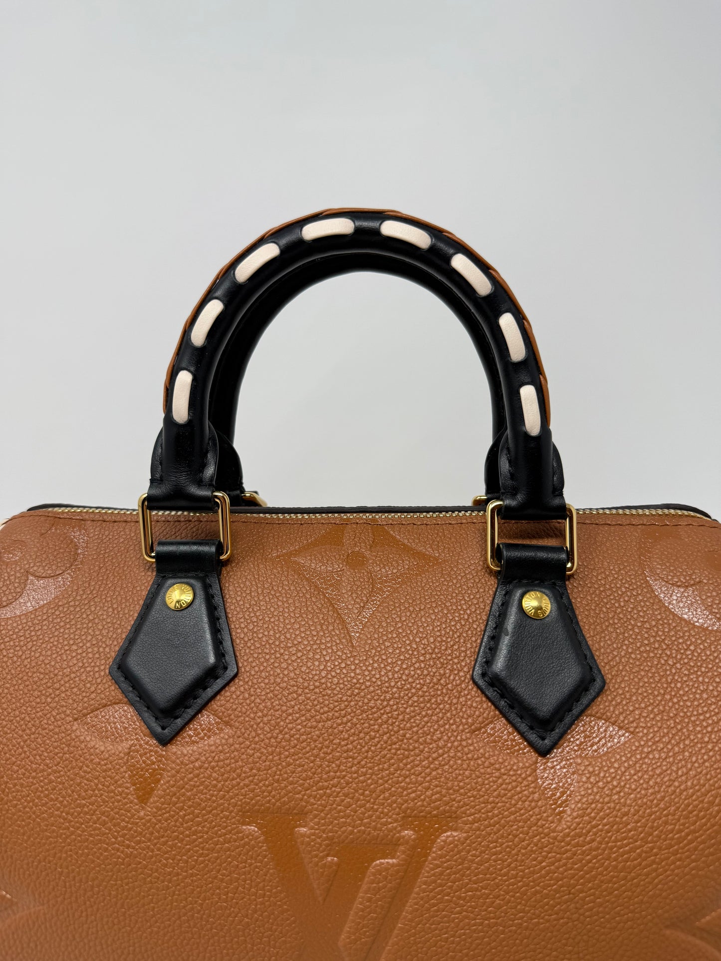 Louis Vuitton Empreinte Wild At Heart Speedy Bandouliere 25 Caramel Cognac Brown