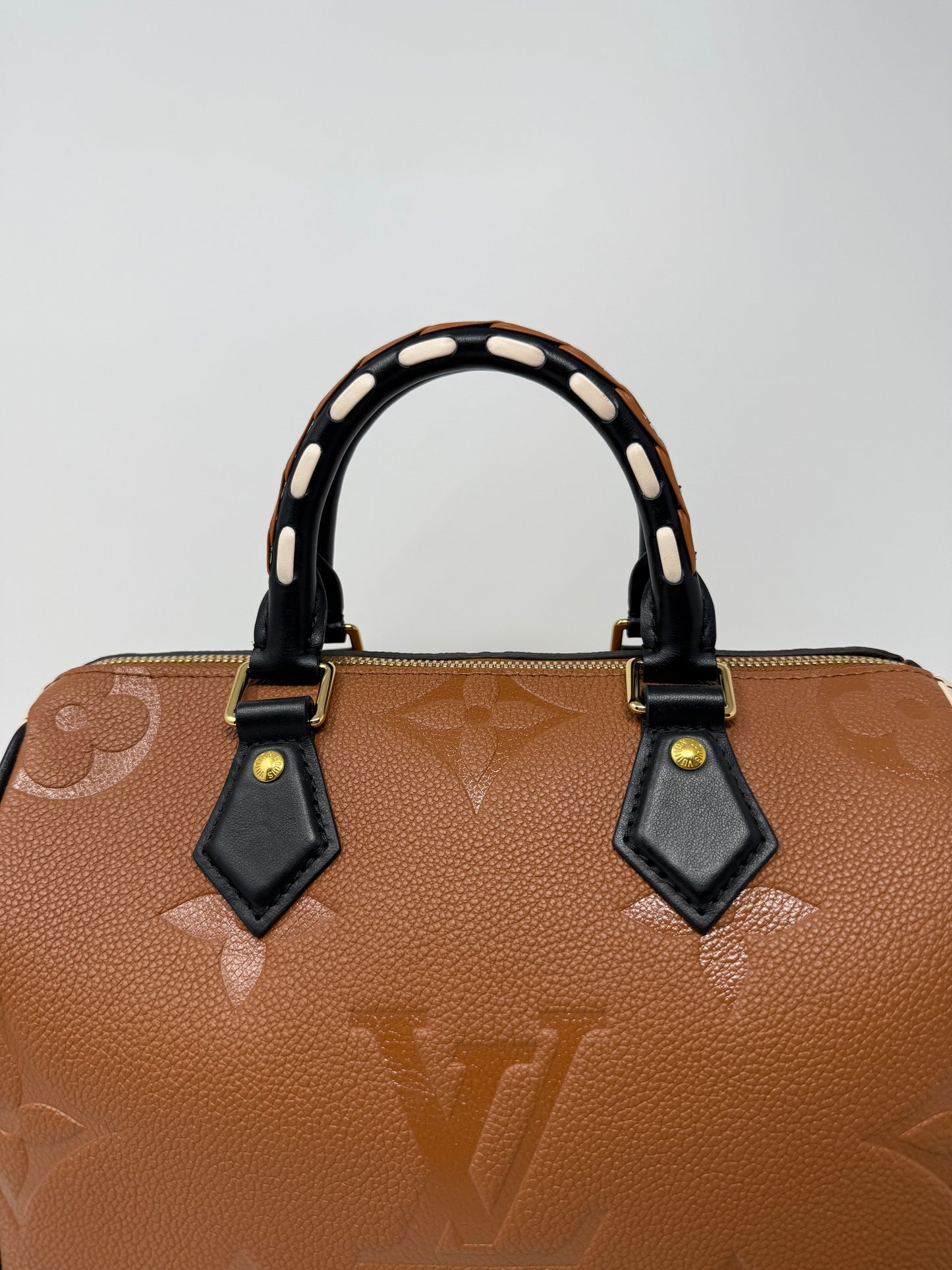 Louis Vuitton Empreinte Wild At Heart Speedy Bandouliere 25 Caramel Cognac Brown