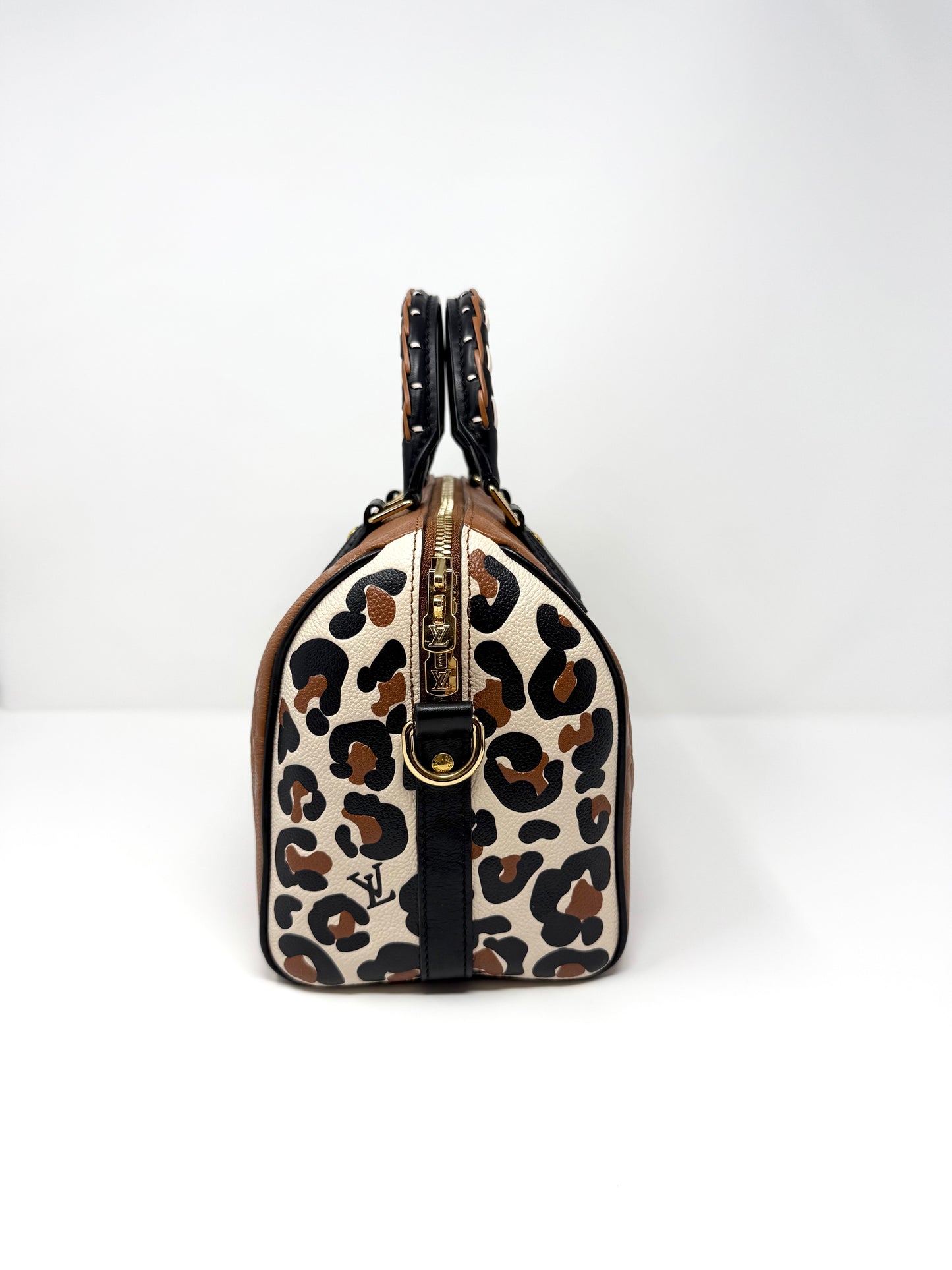 Louis Vuitton Empreinte Wild At Heart Speedy Bandouliere 25 Caramel Cognac Brown