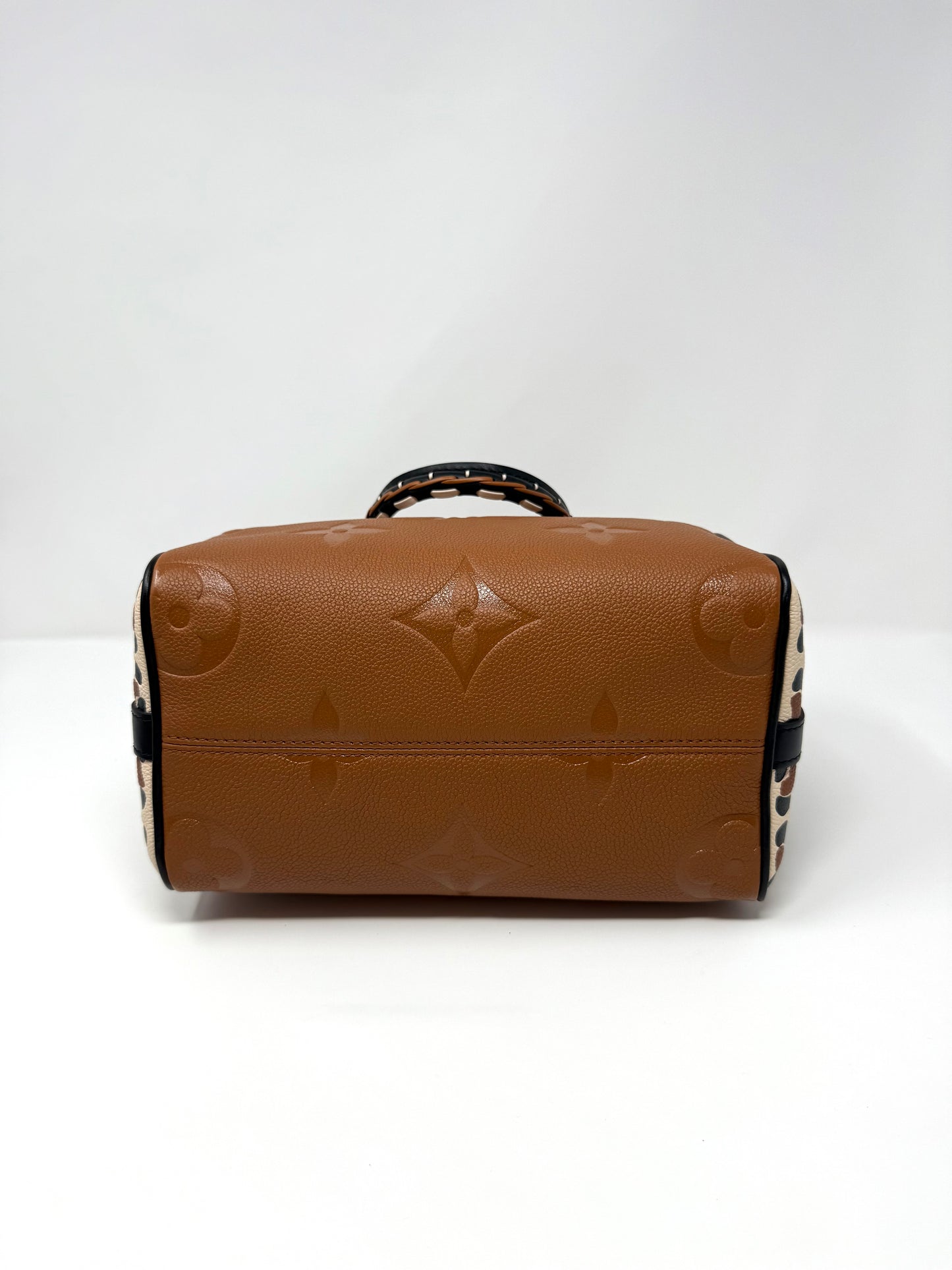Louis Vuitton Empreinte Wild At Heart Speedy Bandouliere 25 Caramel Cognac Brown