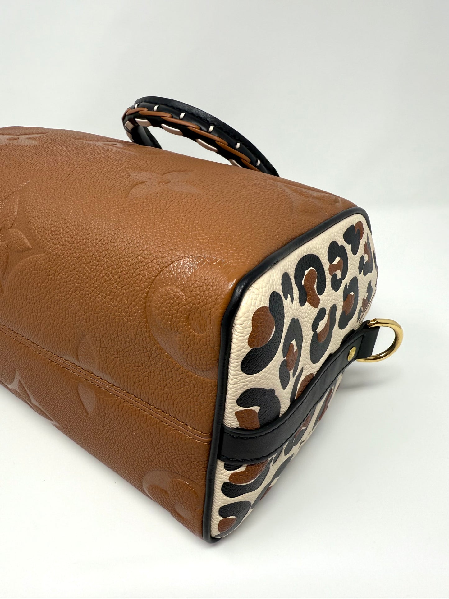 Louis Vuitton Empreinte Wild At Heart Speedy Bandouliere 25 Caramel Cognac Brown