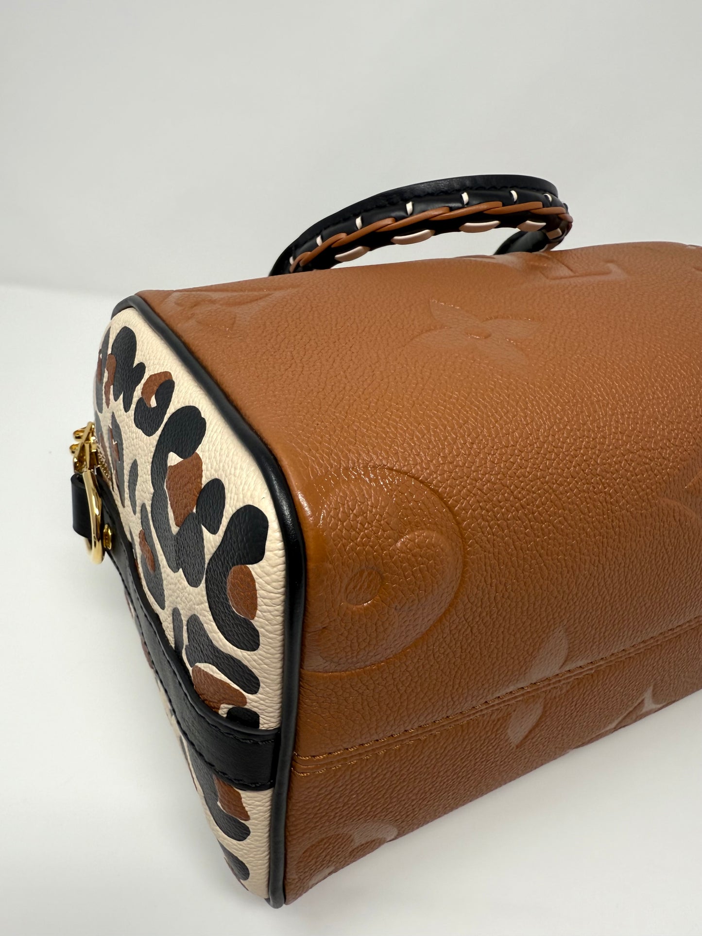 Louis Vuitton Empreinte Wild At Heart Speedy Bandouliere 25 Caramel Cognac Brown