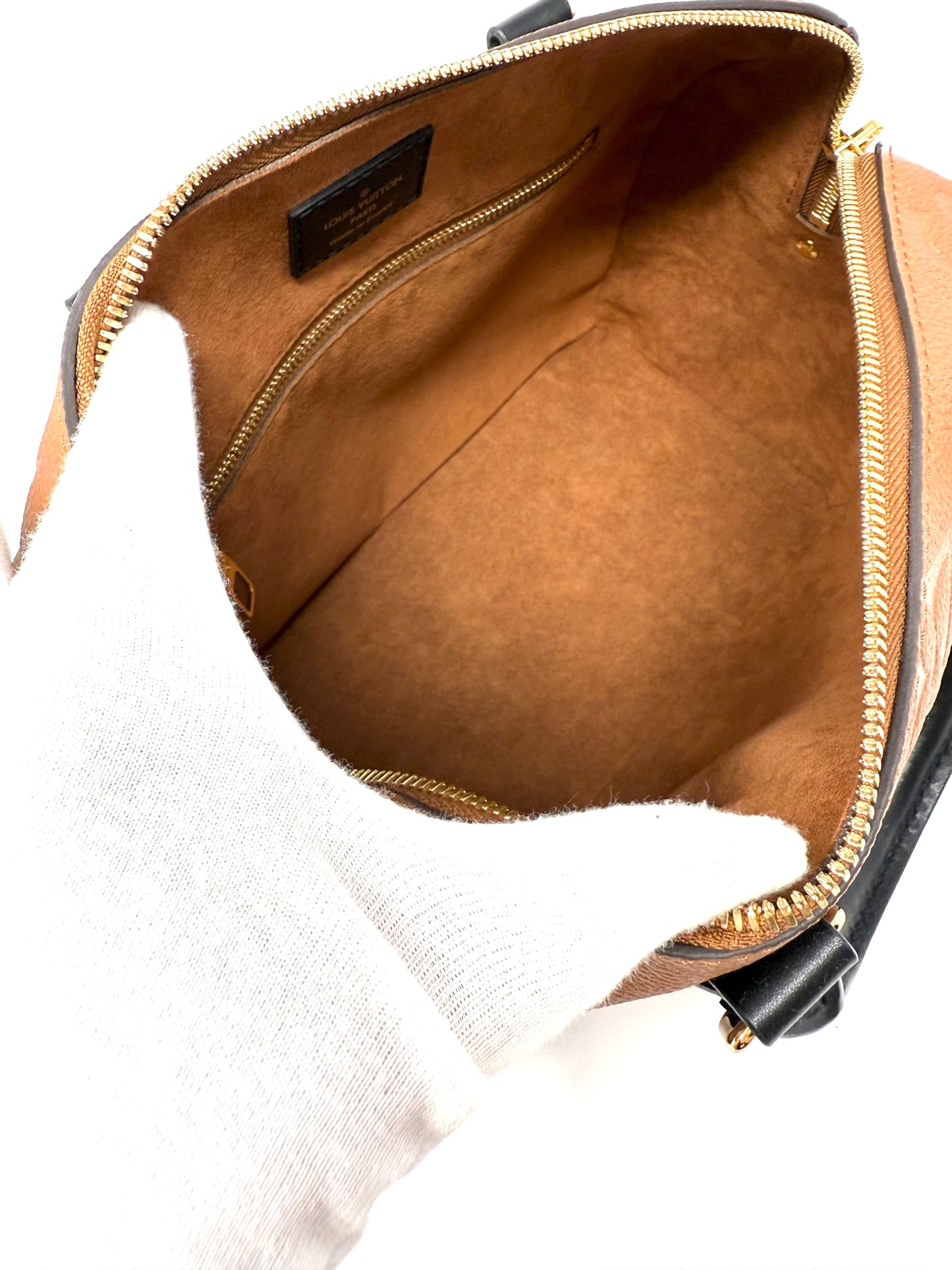 Louis Vuitton Empreinte Wild At Heart Speedy Bandouliere 25 Caramel Cognac Brown