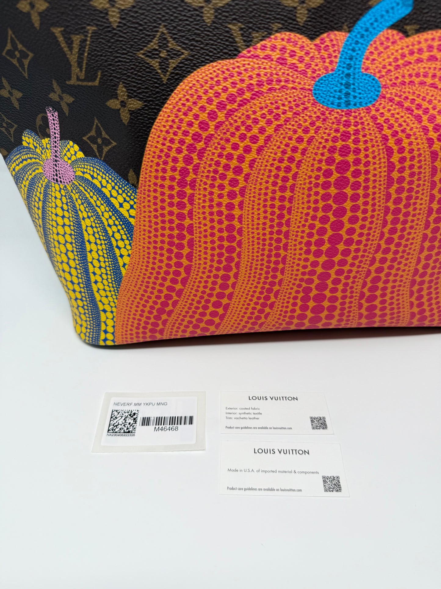 Louis Vuitton Yayoi Kusama Neverfull MM Multicolor Pumpkin Dots LV x YK