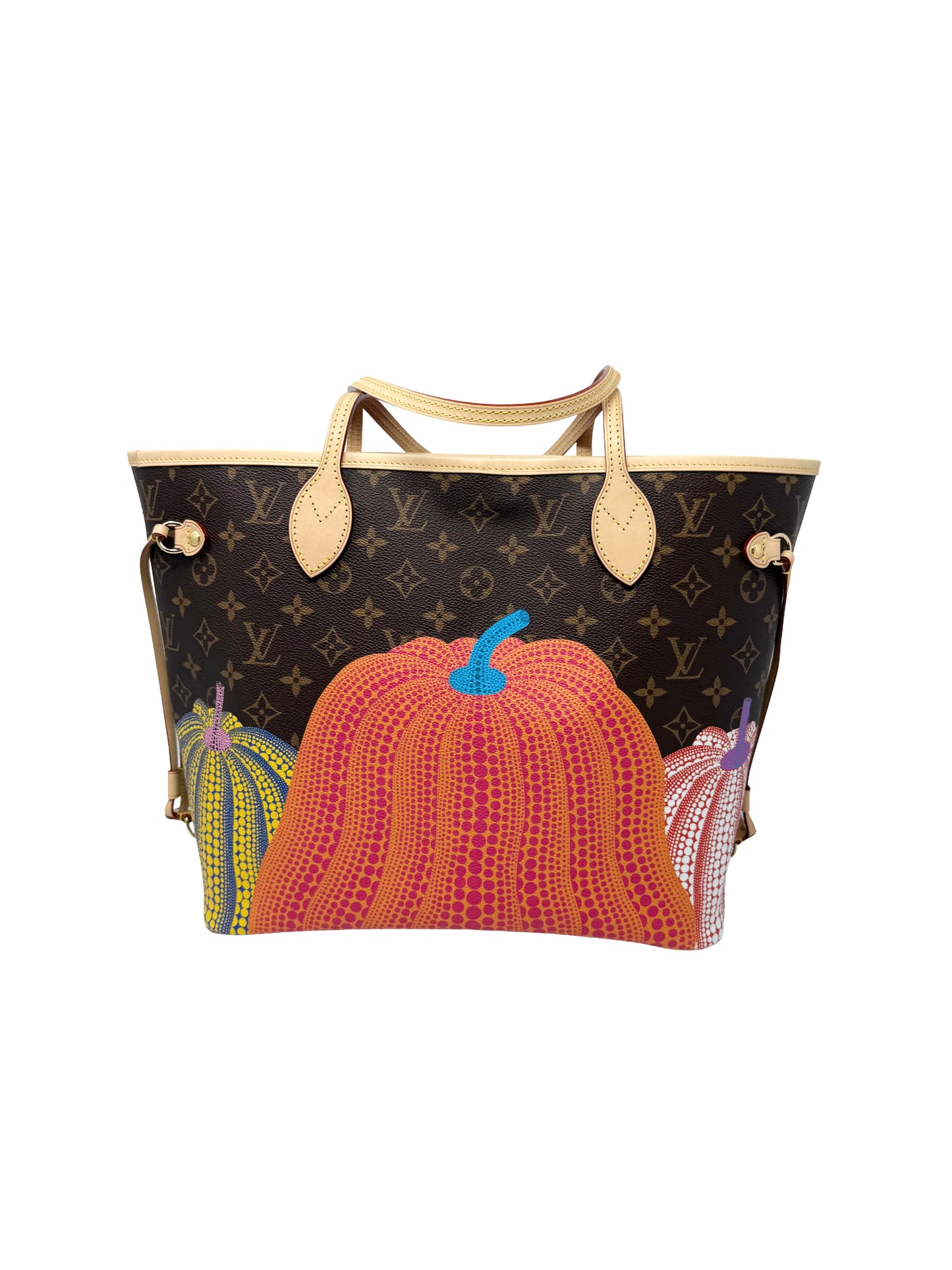 Louis Vuitton Yayoi Kusama Neverfull MM Multicolor Pumpkin Dots LV x YK