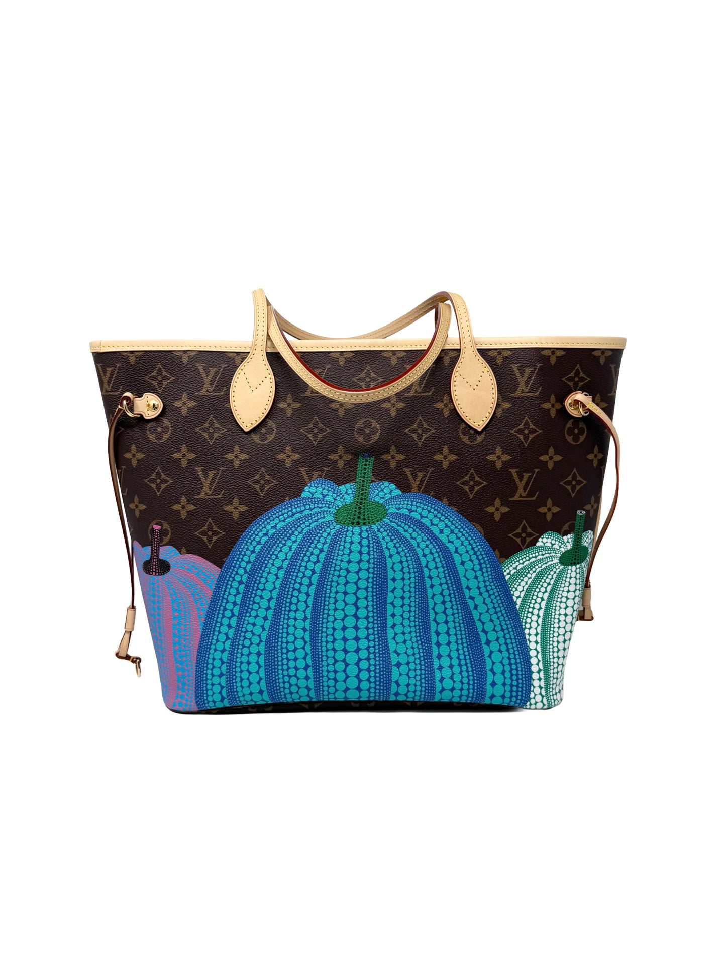 Louis Vuitton Yayoi Kusama Neverfull MM Multicolor Pumpkin Dots LV x YK