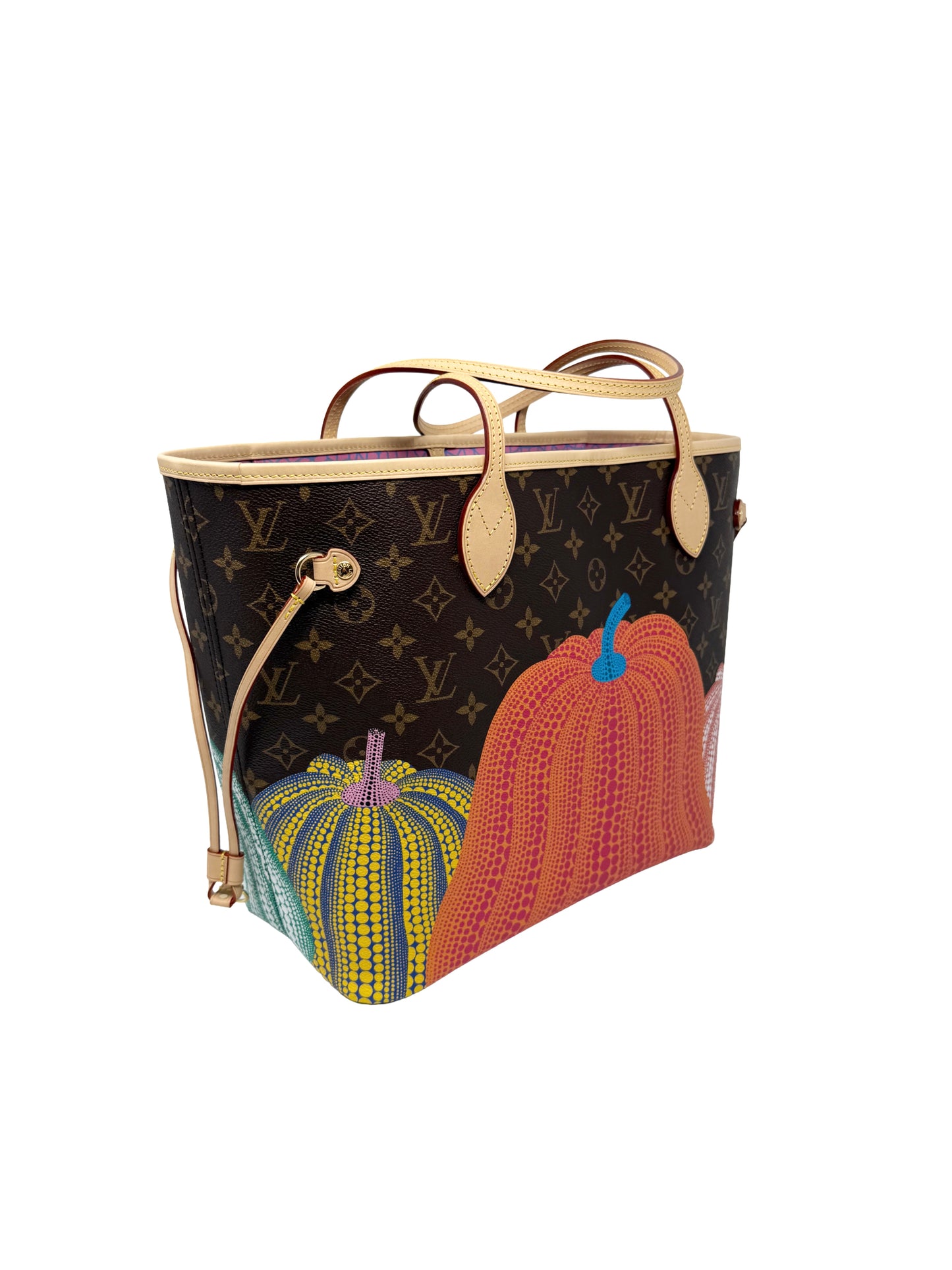 Louis Vuitton Yayoi Kusama Neverfull MM Multicolor Pumpkin Dots LV x YK