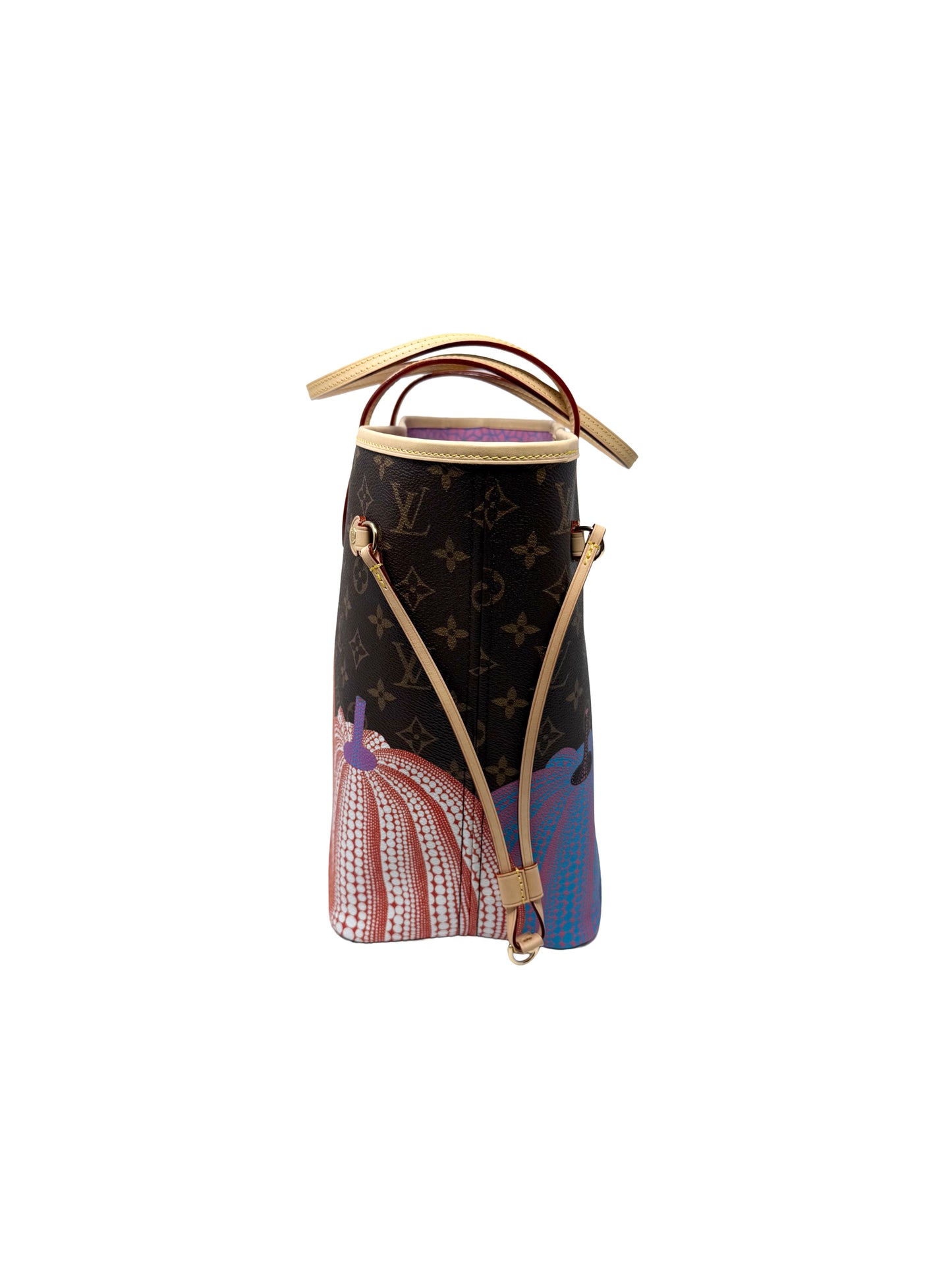 Louis Vuitton Yayoi Kusama Neverfull MM Multicolor Pumpkin Dots LV x YK
