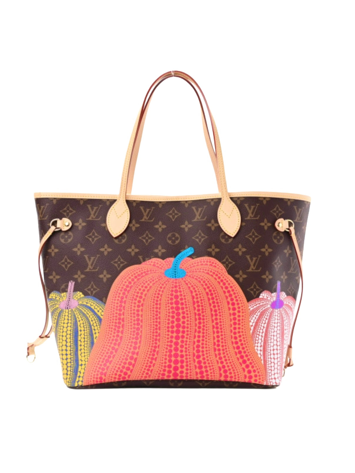 Louis Vuitton Yayoi Kusama Neverfull MM Multicolor Pumpkin Dots LV x YK