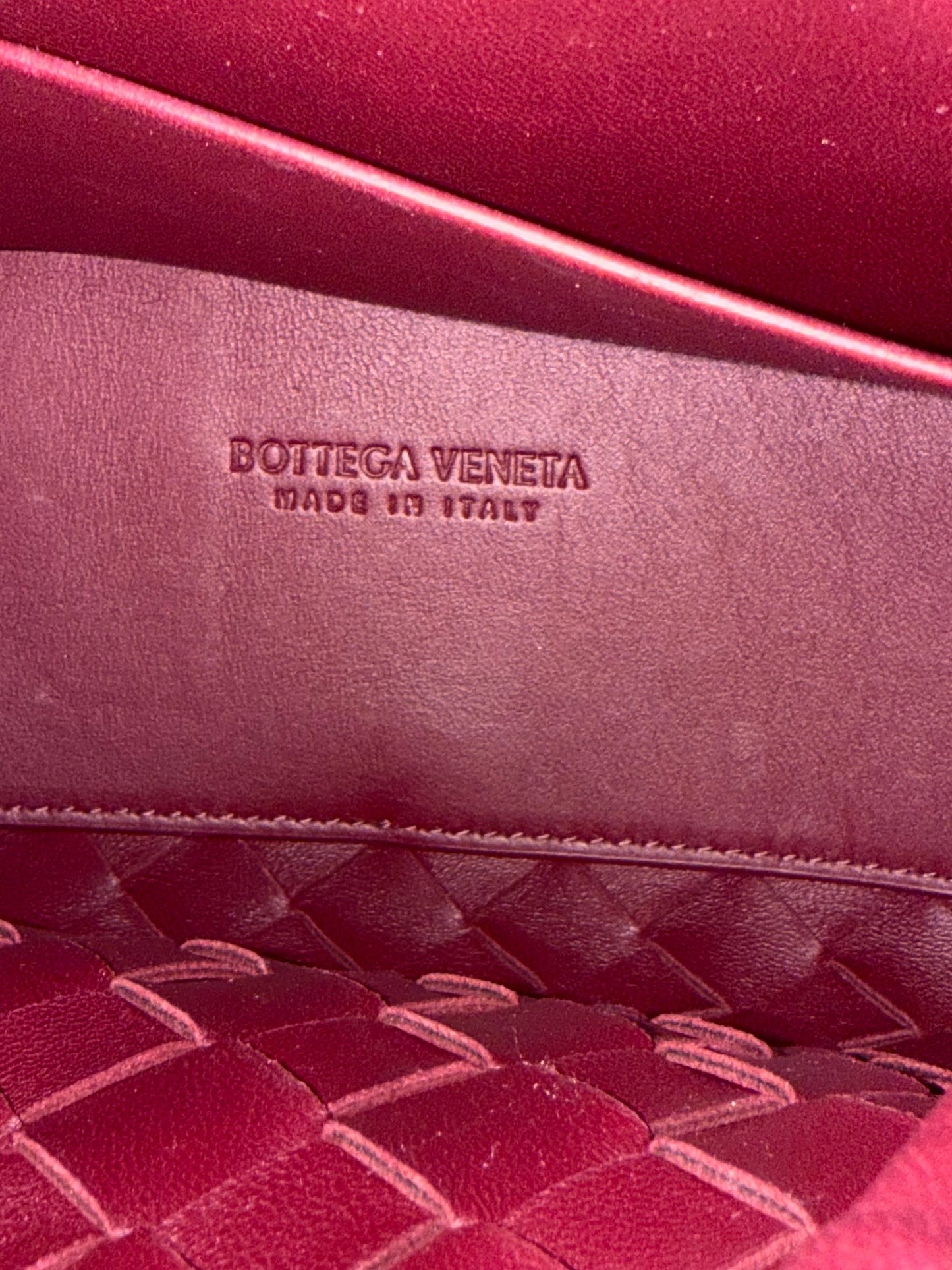 Bottega Veneta Small Andiamo Barolo Burgundy
