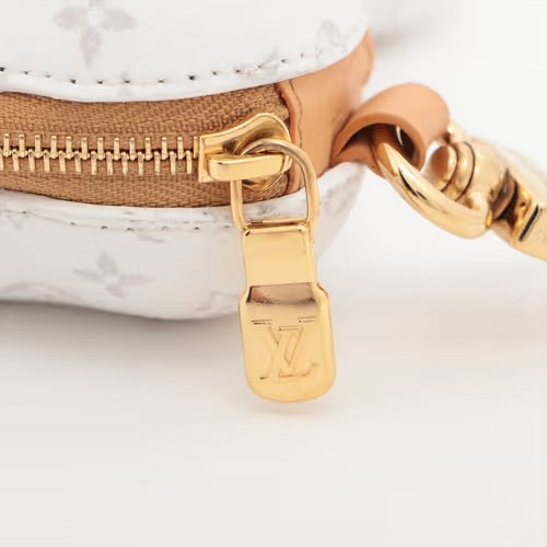 Louis Vuitton Pharrell Bone Key Holder Bag Charm White Paw Monogram