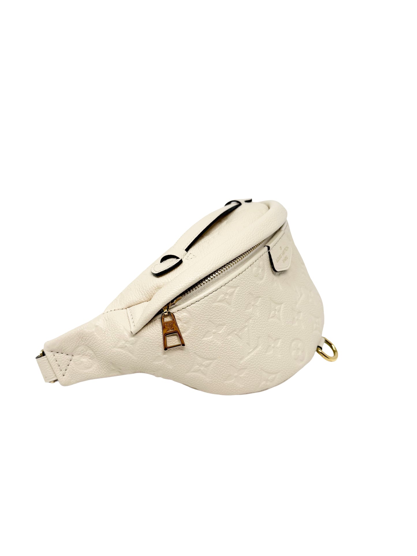 Louis Vuitton Empreinte BumBag Monogram Waist Belt Bag Creme Ivory White Cream