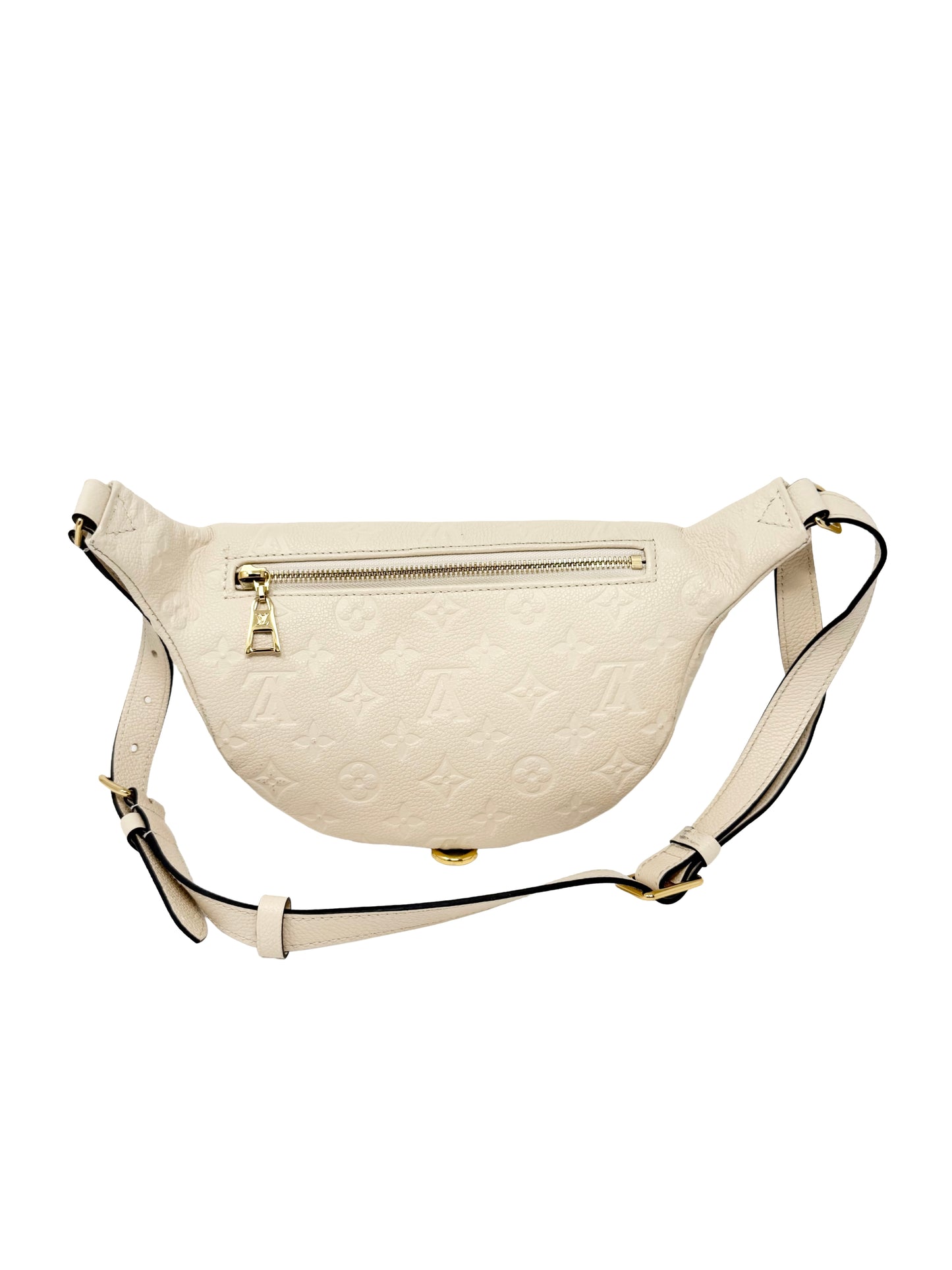 Louis Vuitton Empreinte BumBag Monogram Waist Belt Bag Creme Ivory White Cream