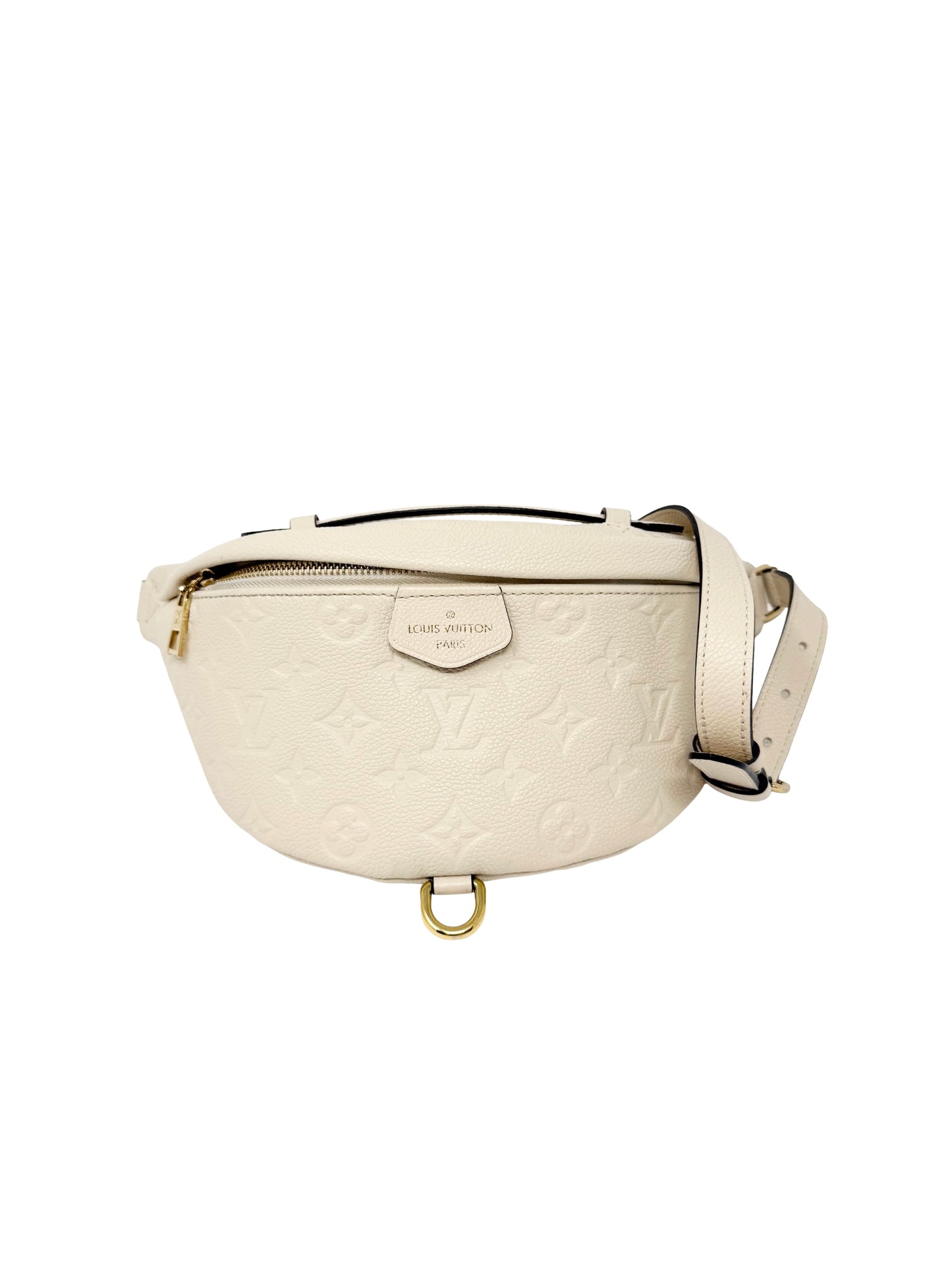 Louis Vuitton Empreinte BumBag Monogram Waist Belt Bag Creme Ivory White Cream