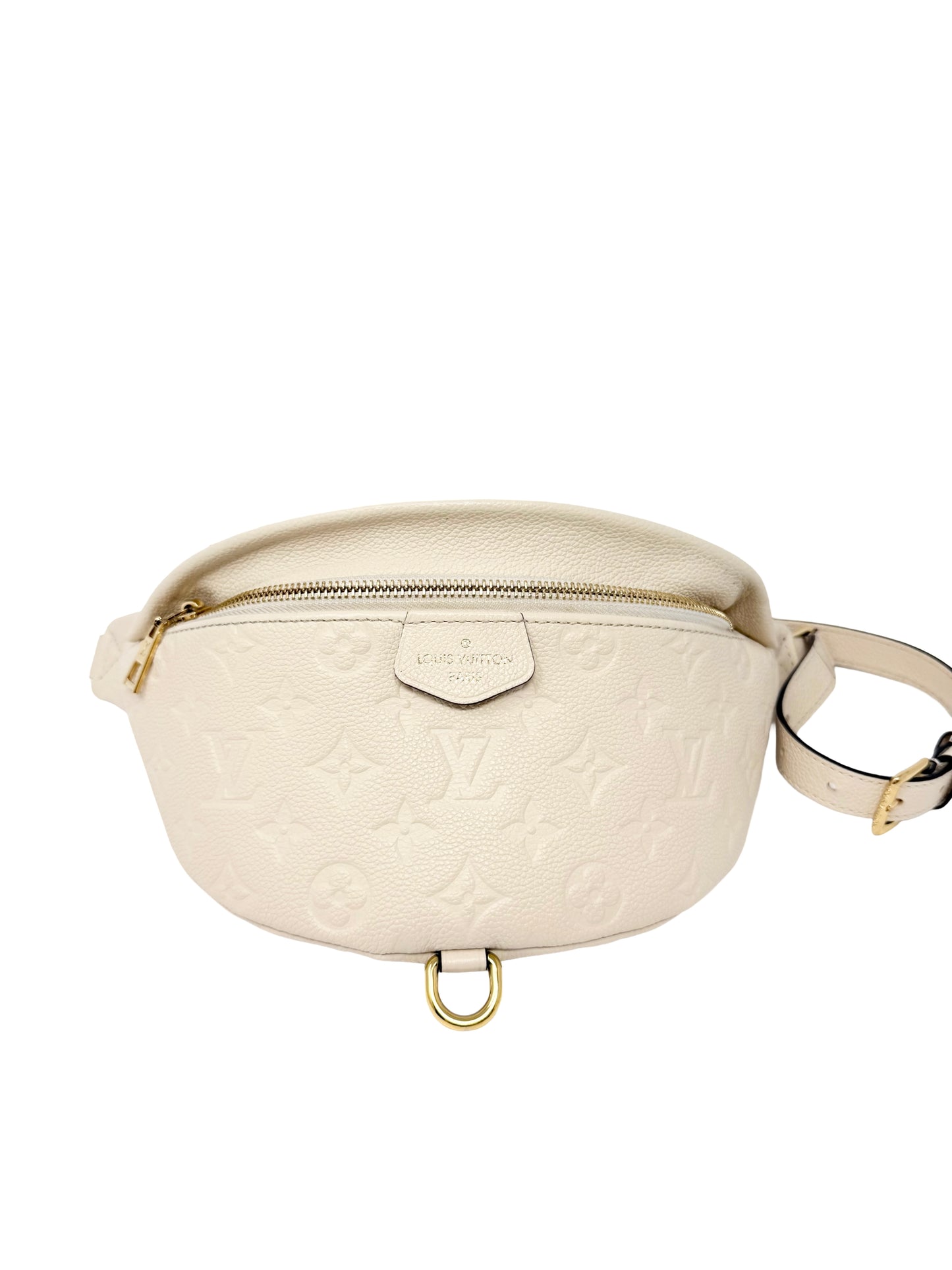 Louis Vuitton Empreinte BumBag Monogram Waist Belt Bag Creme Ivory White Cream