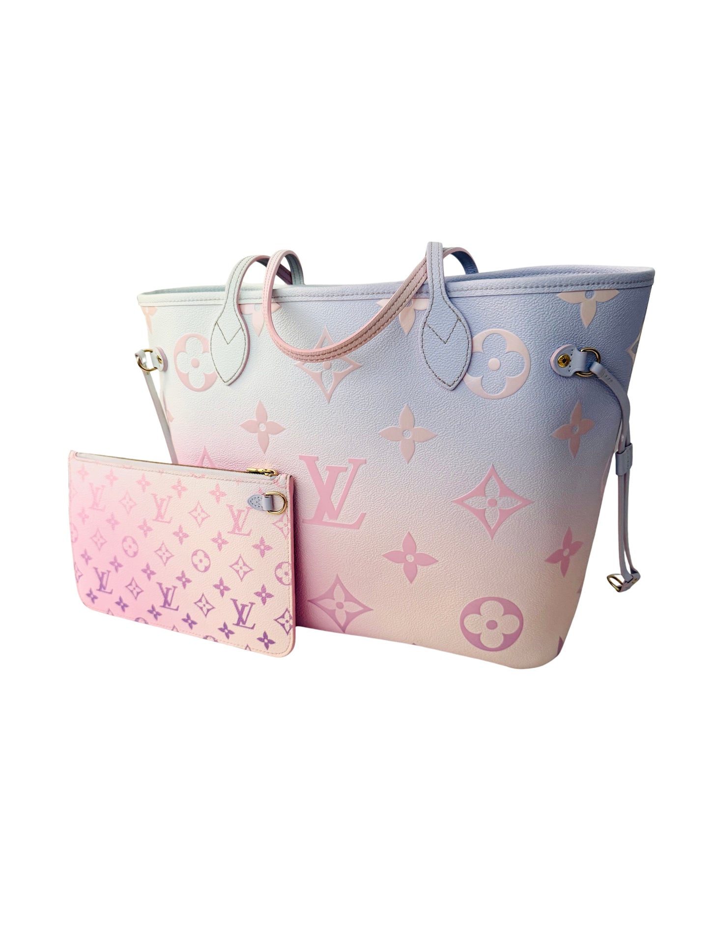 Louis Vuitton Sunrise Pastel Spring in the City Giant Monogram Neverfull MM