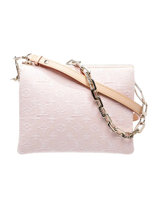 Louis Vuitton Coussin PM Monogram Denim Pink