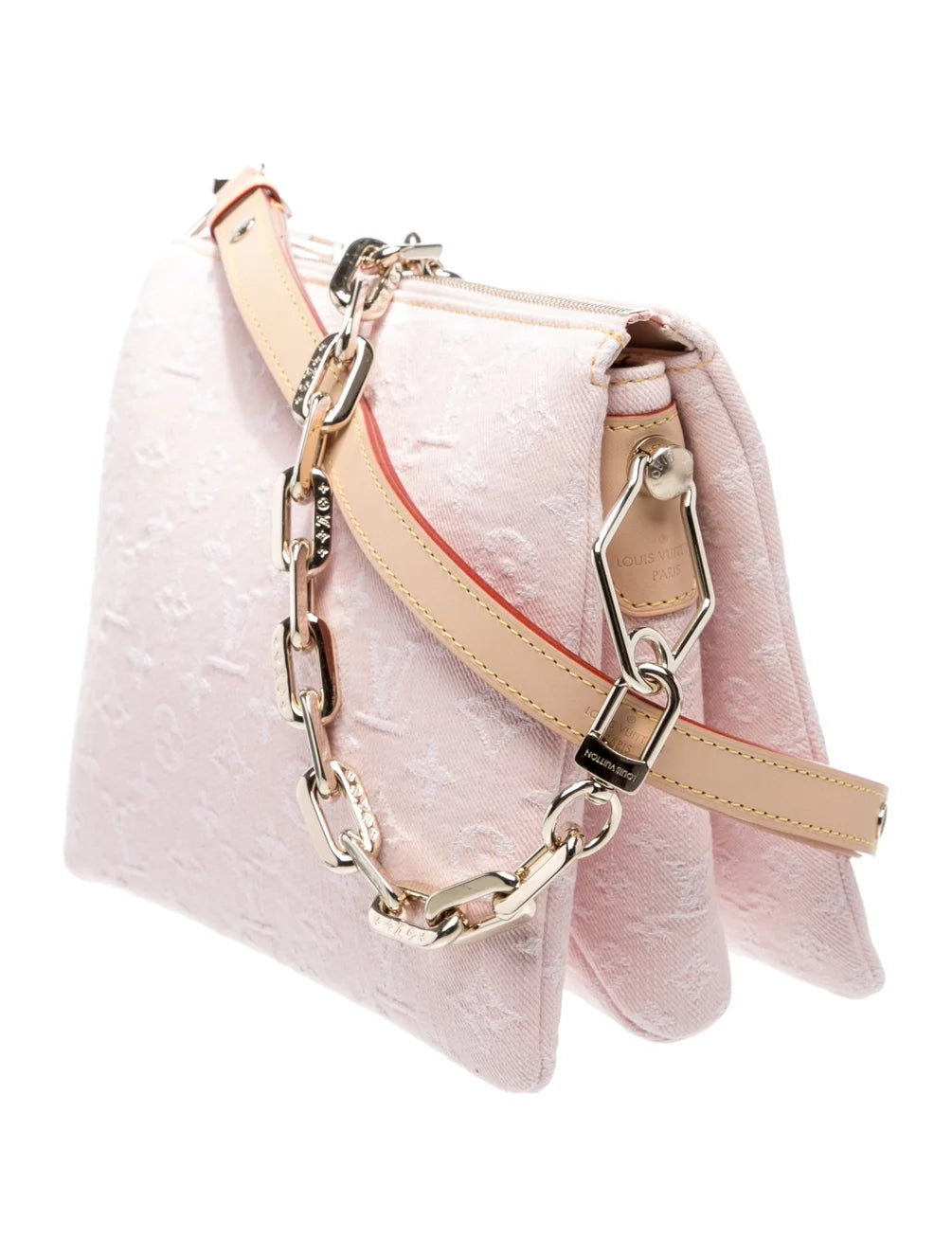Louis Vuitton Coussin PM Monogram Denim Pink