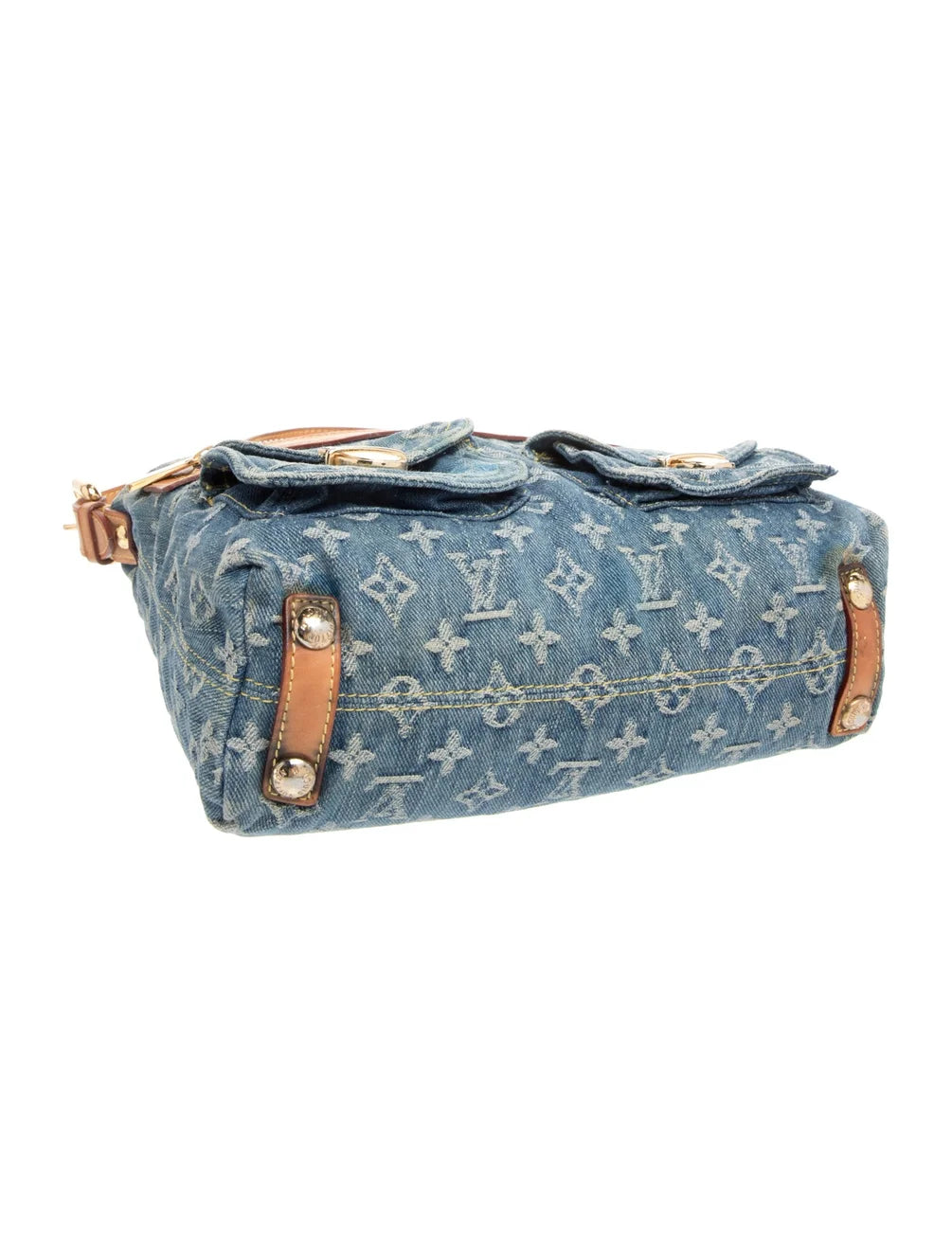 Louis Vuitton Monogram Denim Baggy PM Blue