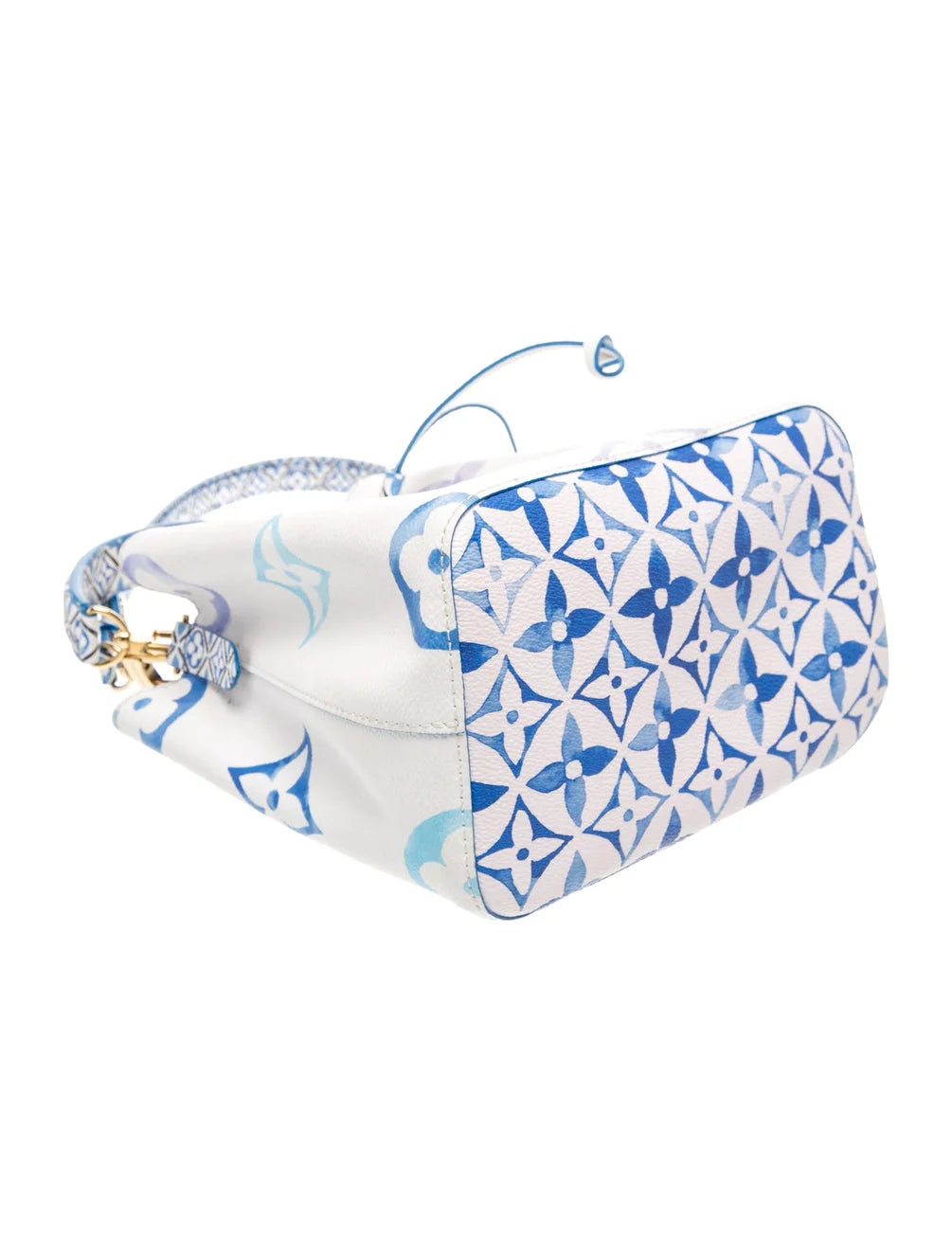 Louis Vuitton NeoNoe BB By The Pool Blue Monogram Giant Bucket Bag