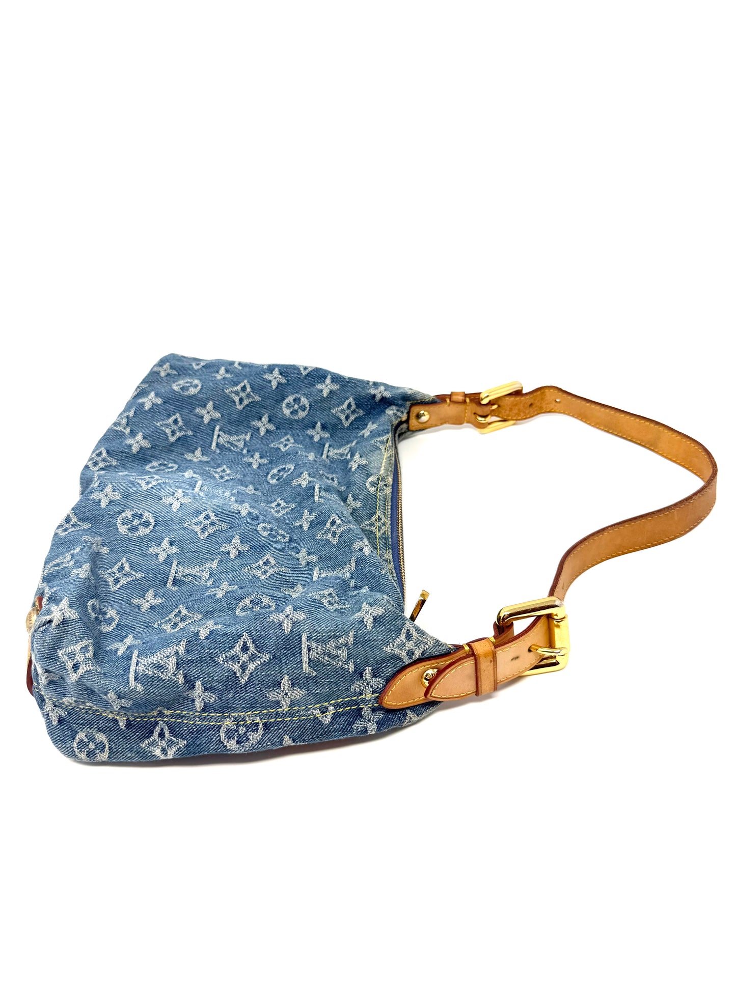 Louis Vuitton Monogram Denim Baggy PM Blue