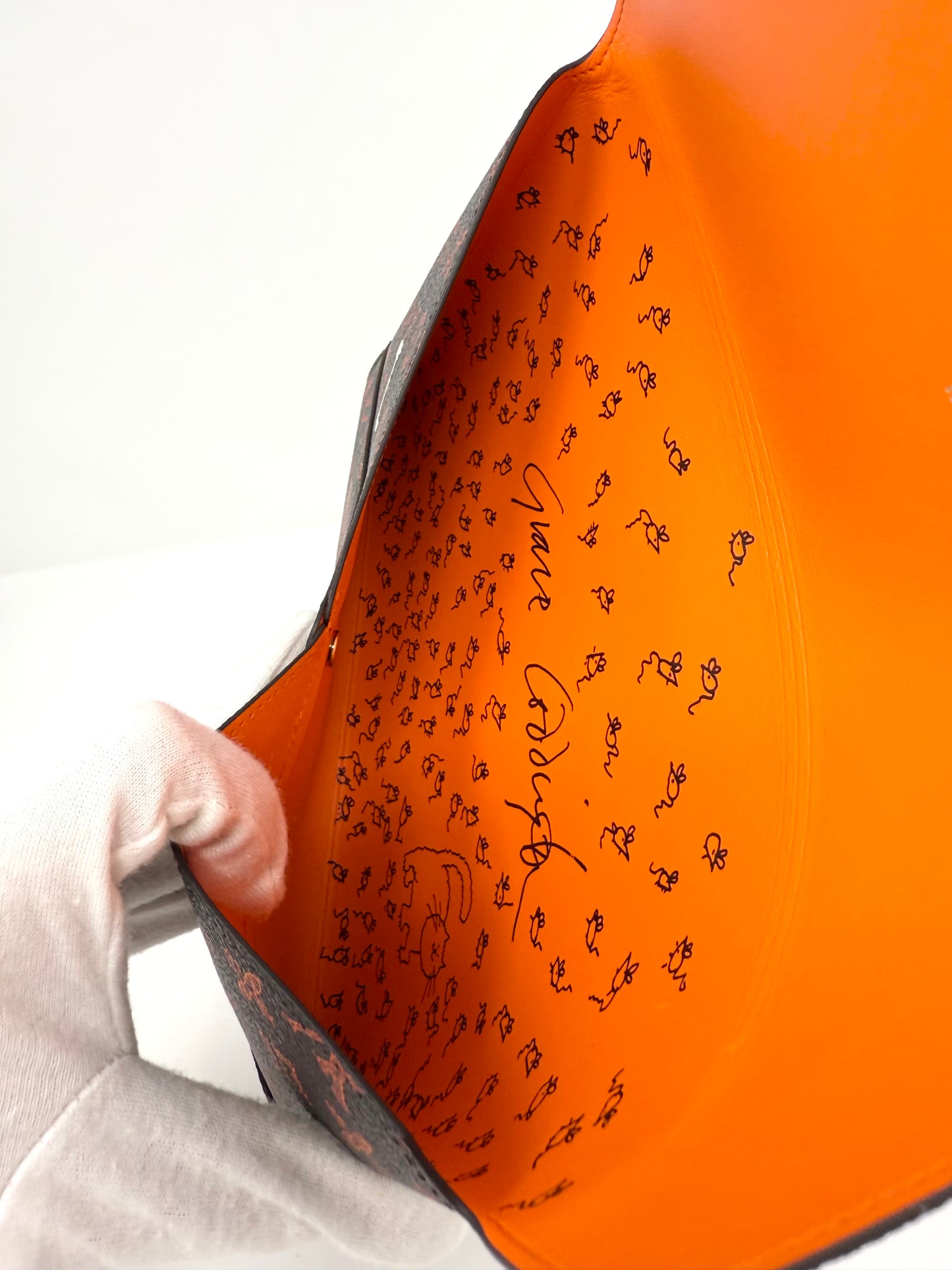 Louis Vuitton Grace Coddington Catogram Trunk Kirigami Envelope Clutch GM