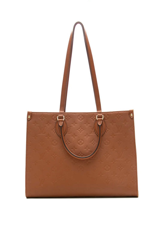 Louis Vuitton Empreinte Monogram OnTheGo MM Tote Bag Cognac