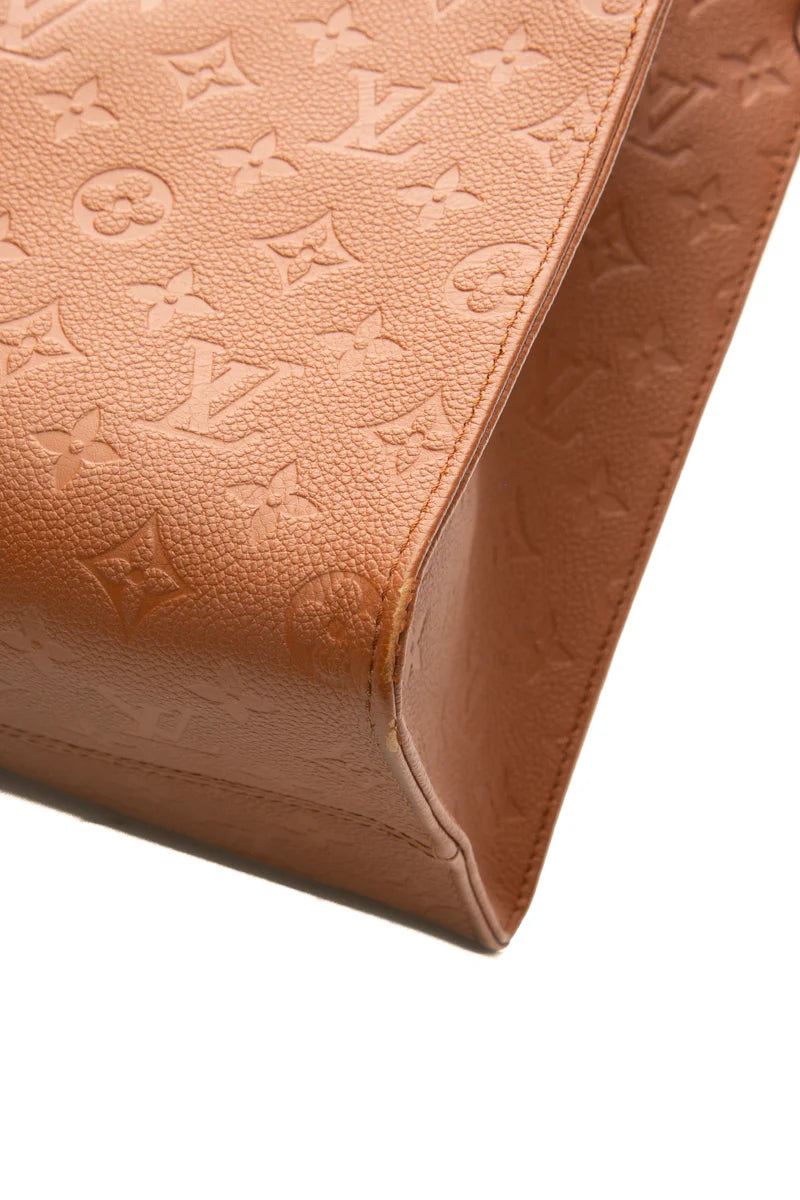 Louis Vuitton Empreinte Monogram OnTheGo MM Tote Bag Cognac