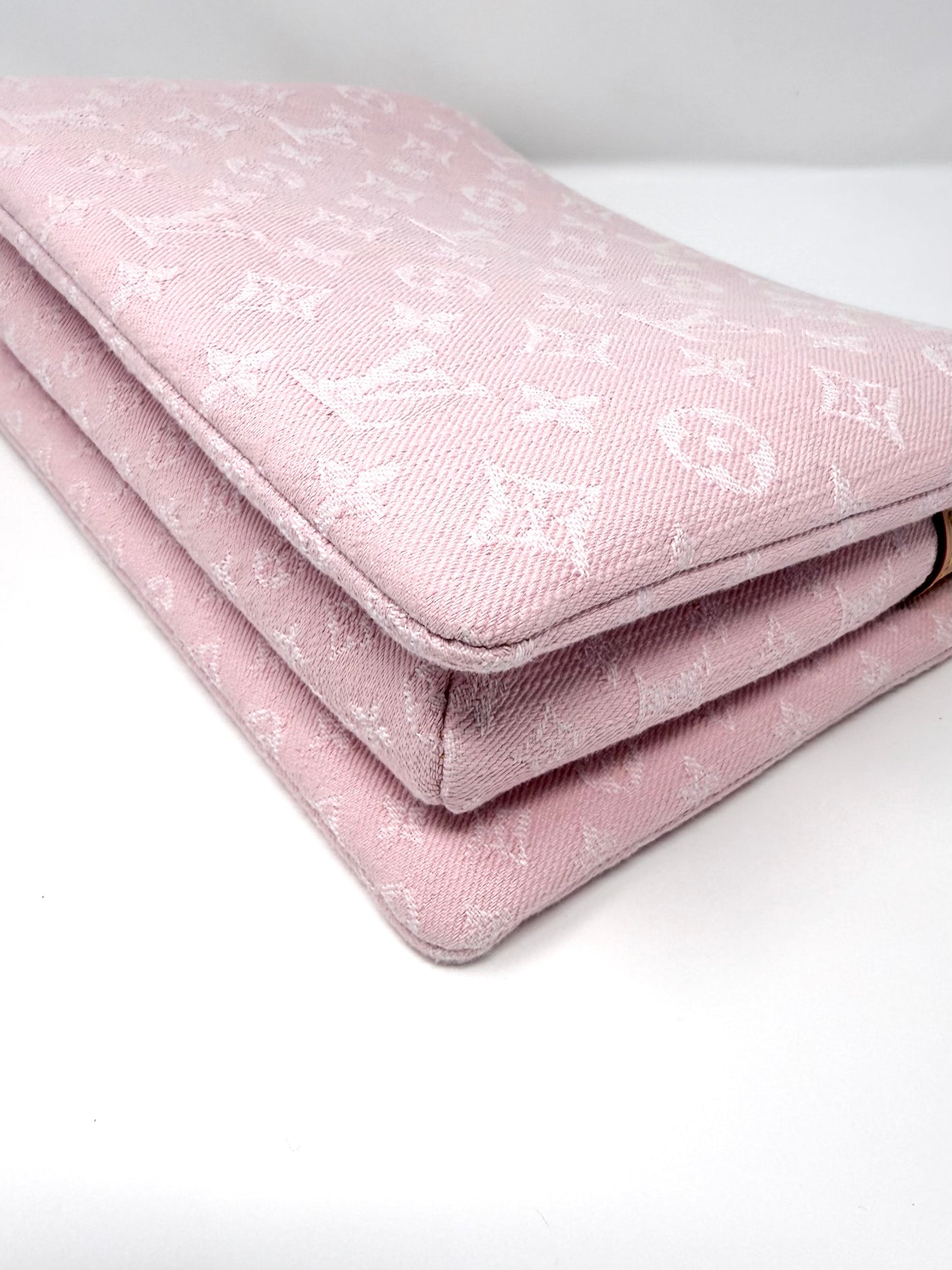 Louis Vuitton Coussin PM Monogram Denim Pink