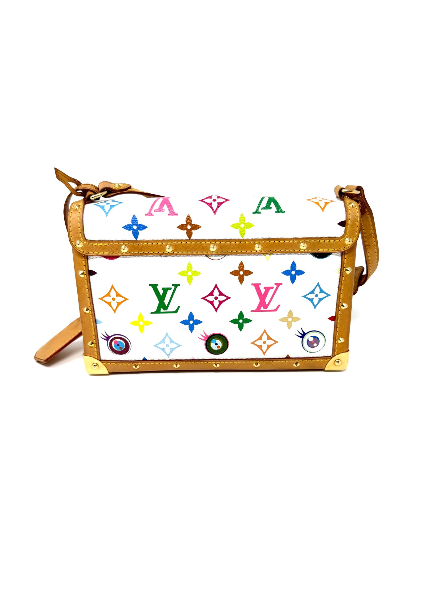 Louis Vuitton x Takashi Murakami Eye Miss You Multicore Multicolor White