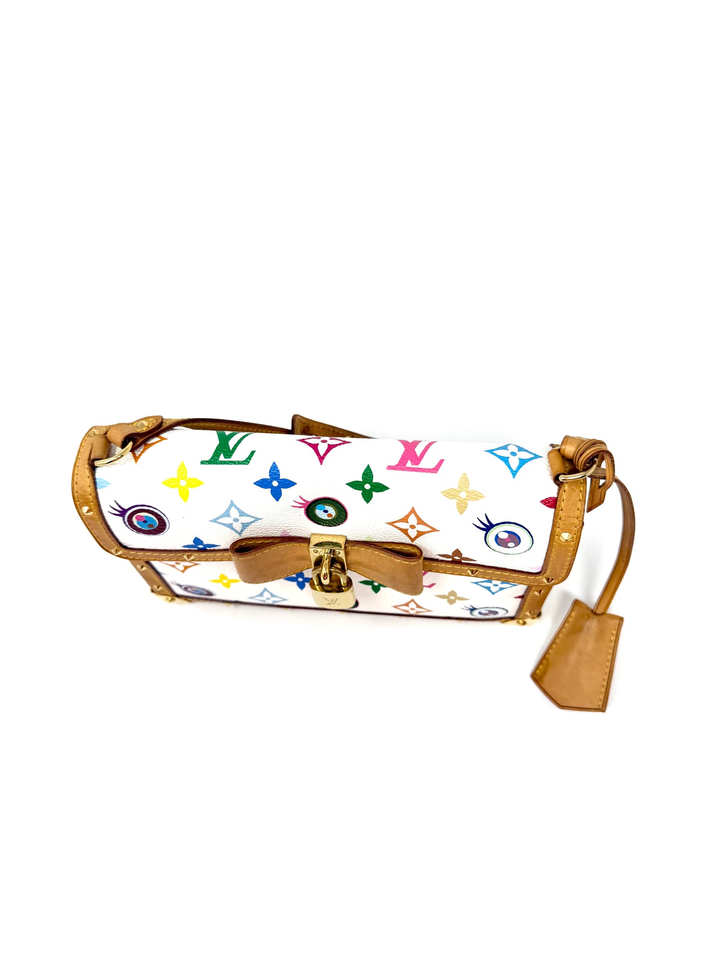 Louis Vuitton x Takashi Murakami Eye Miss You Multicore Multicolor White