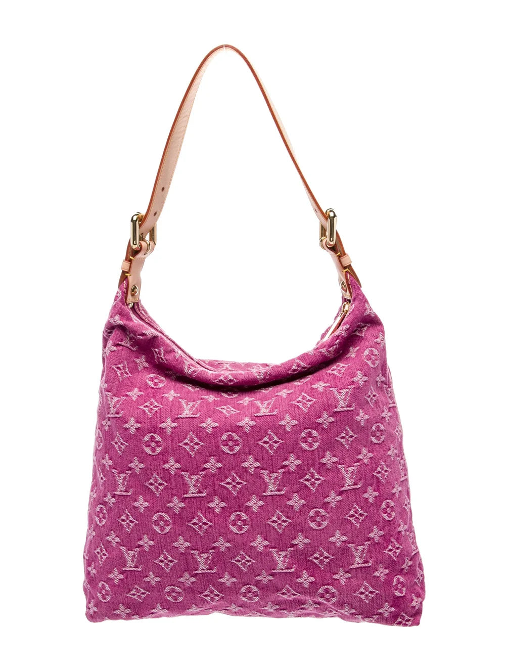 Louis Vuitton Monogram Denim Baggy GM Pink