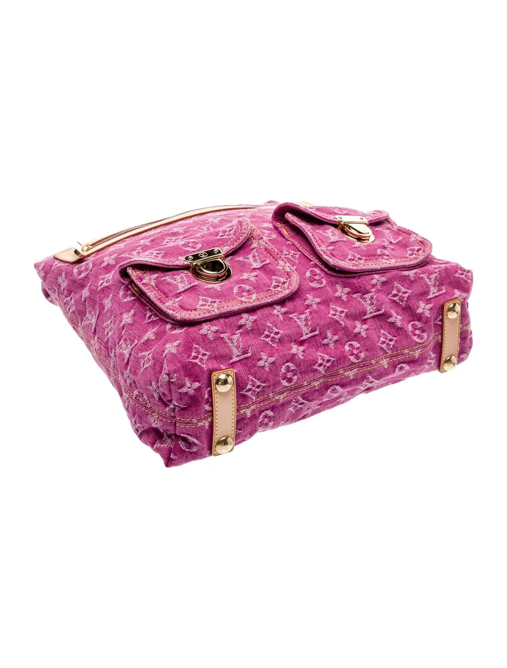 Louis Vuitton Monogram Denim Baggy GM Pink