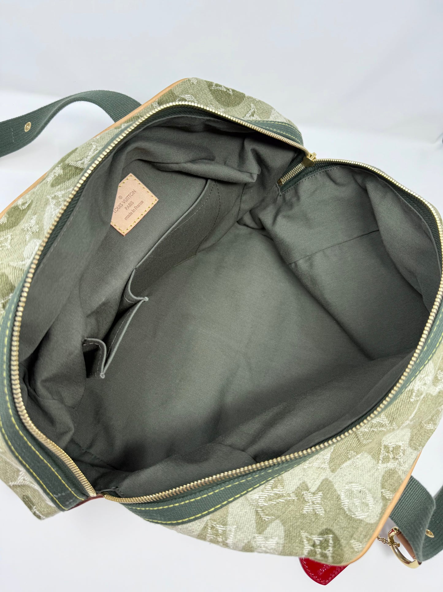 Louis Vuitton Takashi Murakami Monogramouflage  Denim Jasmine Camouflage Bag