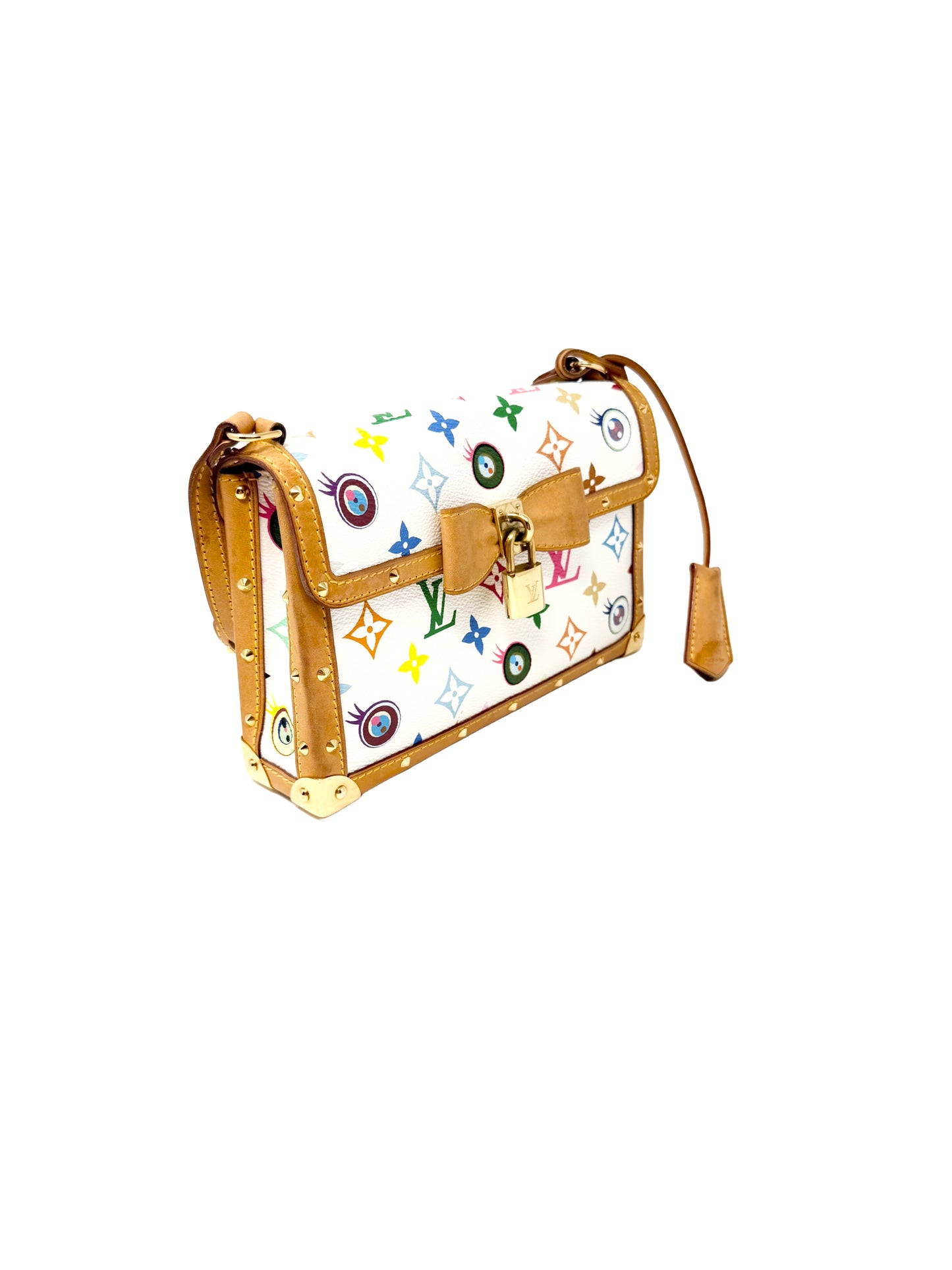 Louis Vuitton x Takashi Murakami Eye Miss You Multicore Multicolor White
